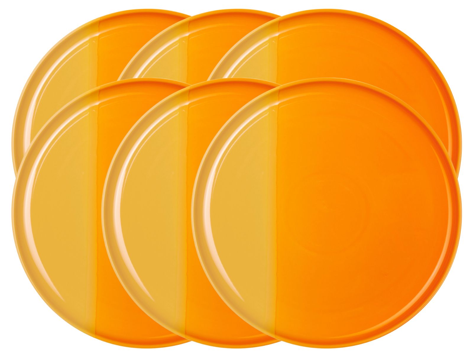 ASA joy Speiseteller orange smoothie 26,5cm Set6 - Produktbild 1