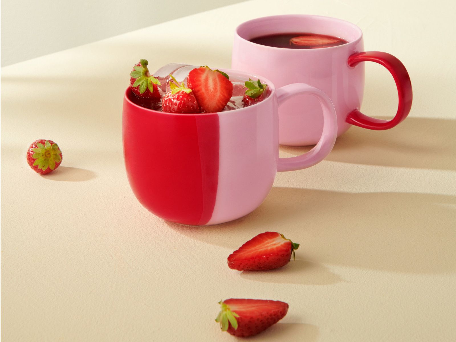 ASA Selection Joy Henkelbecher strawberry smoothie 0,4l Set4 - Produktbild 3