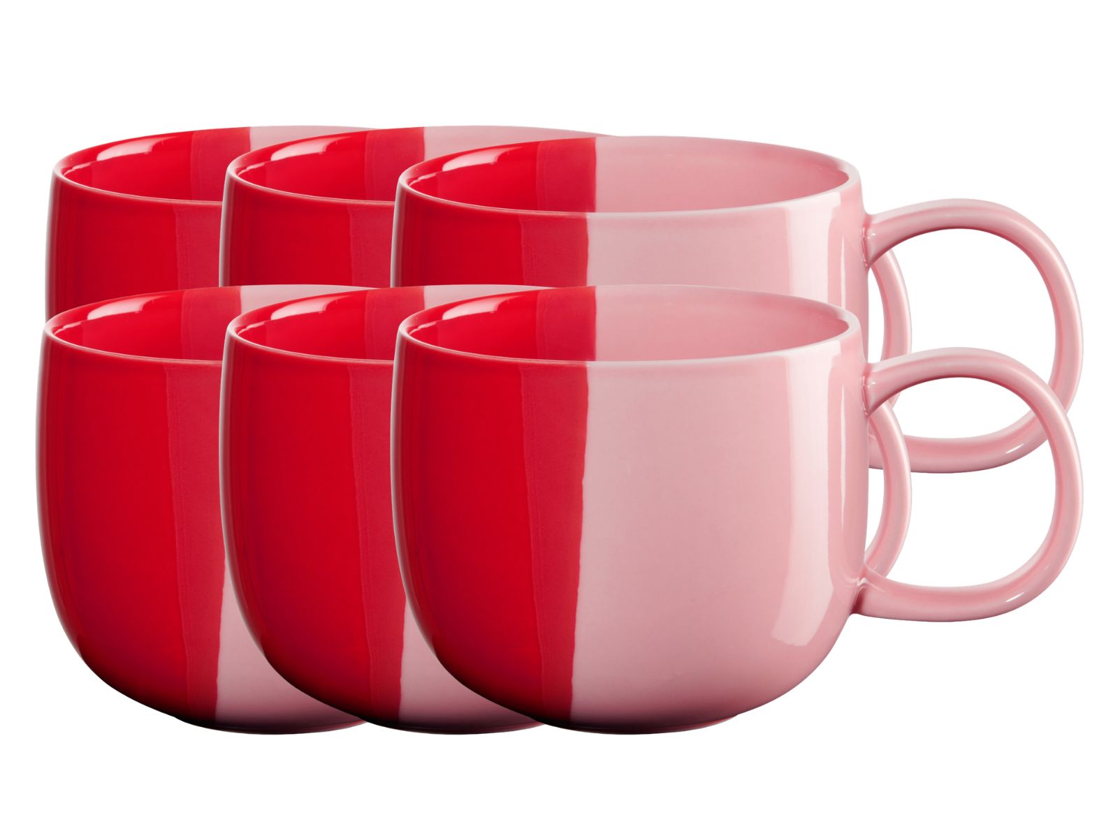 ASA Selection Joy Henkelbecher strawberry smoothie 0,4l Set6 - Produktbild 1