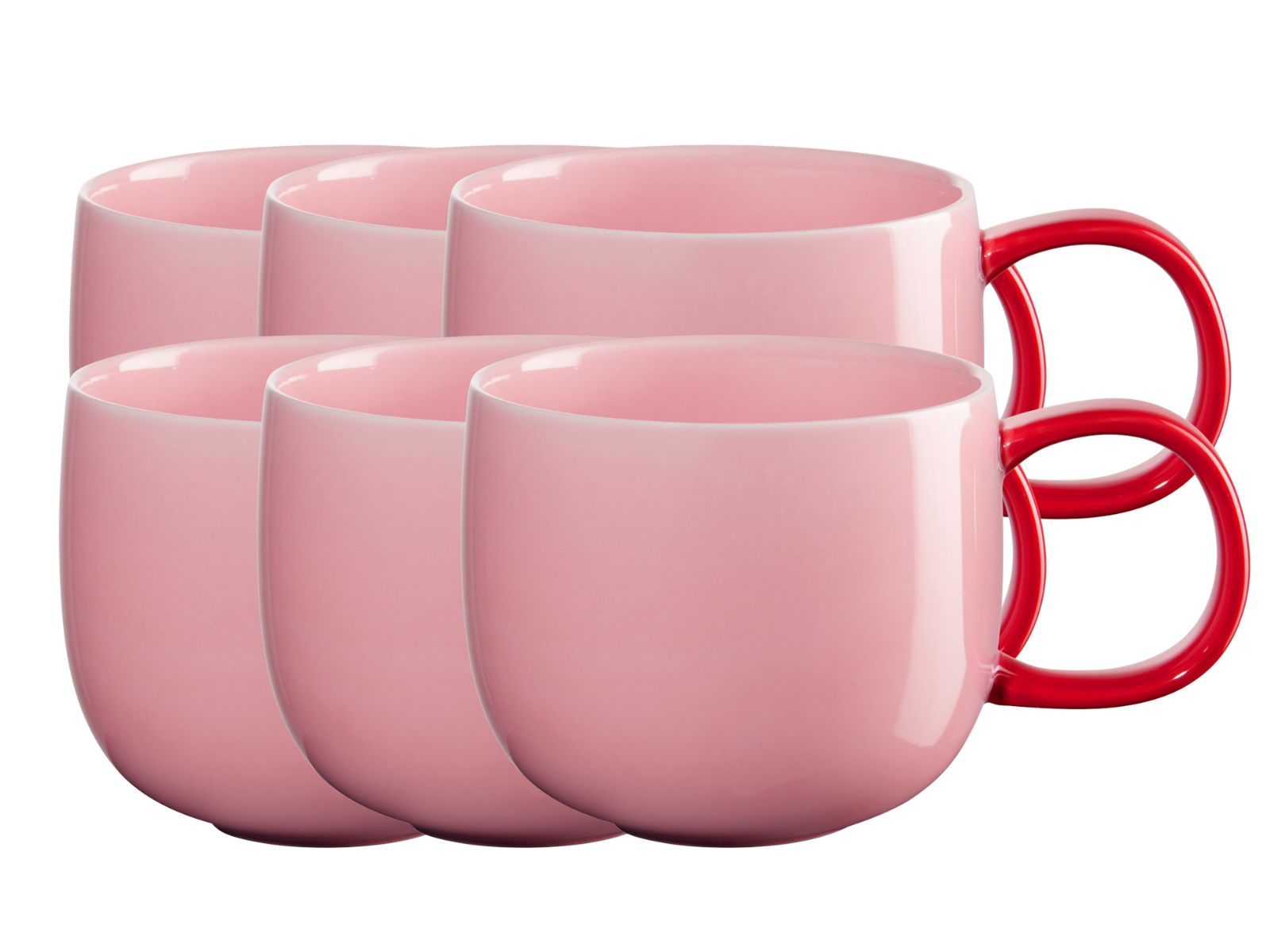 ASA Selection Joy Henkelbecher strawberry 0,4l Set6 - Produktbild 1