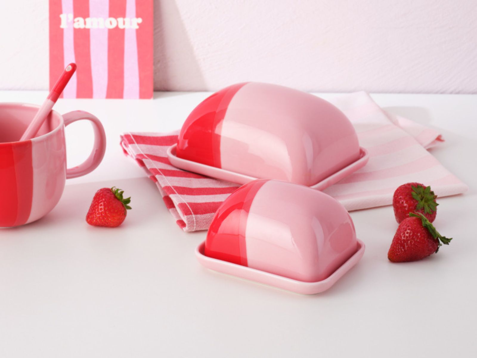 ASA joy Brotteller strawberry smoothie 13cm Set4 - Produktbild 7