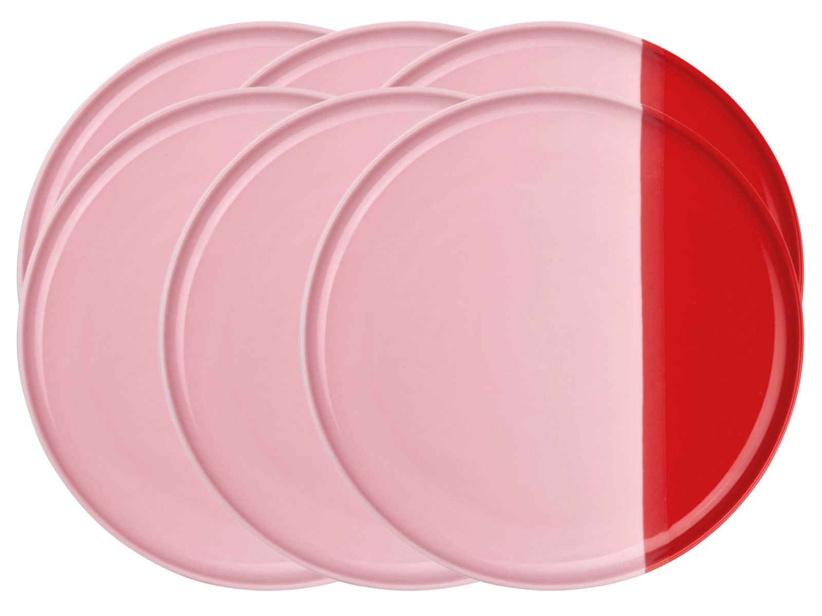 ASA joy Speiseteller strawberry smoothie 26,5cm Set6 - Produktbild 1