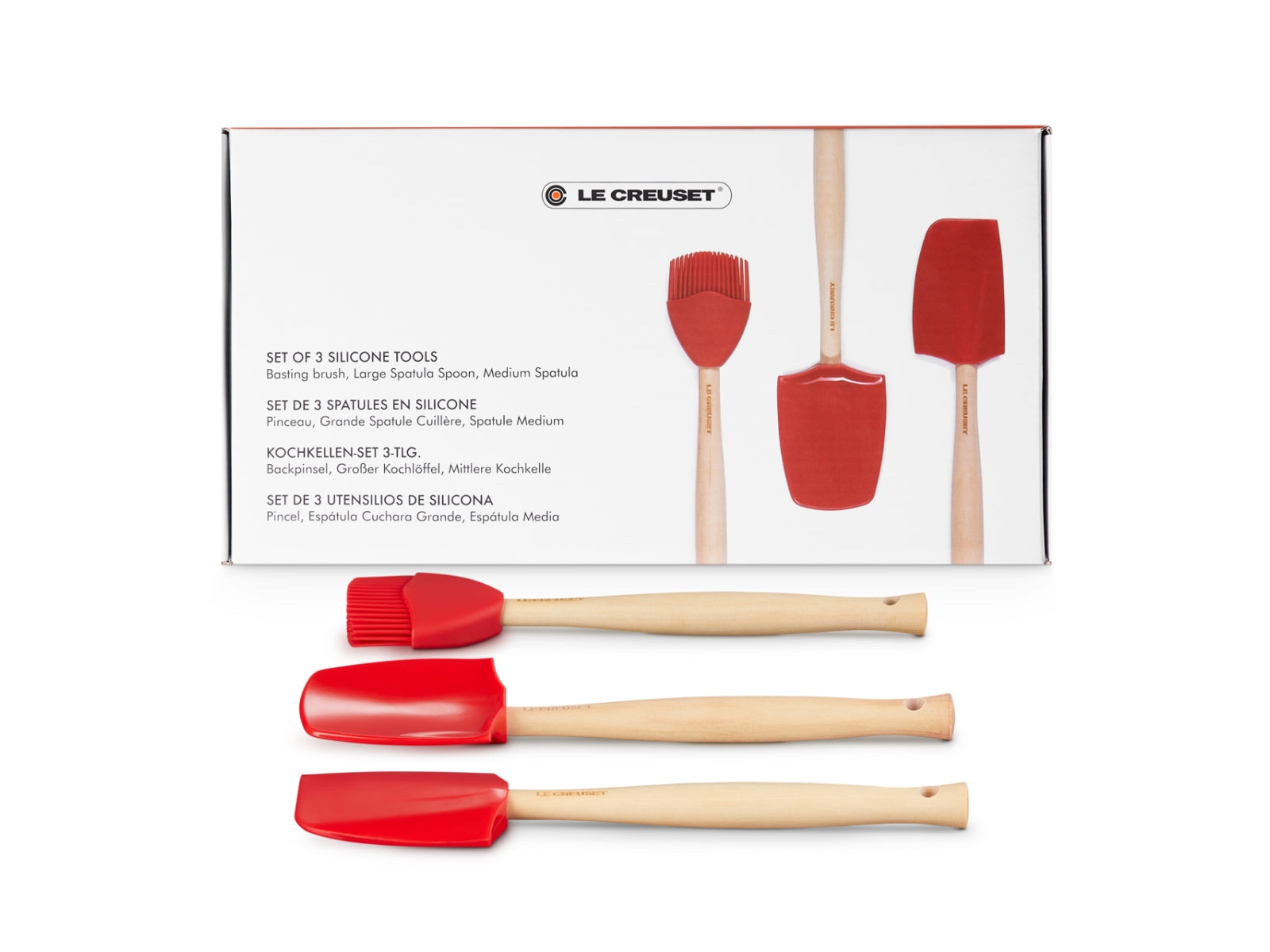Le Creuset Craft Kochkelle kirschrot Set 3tlg - Produktbild 3