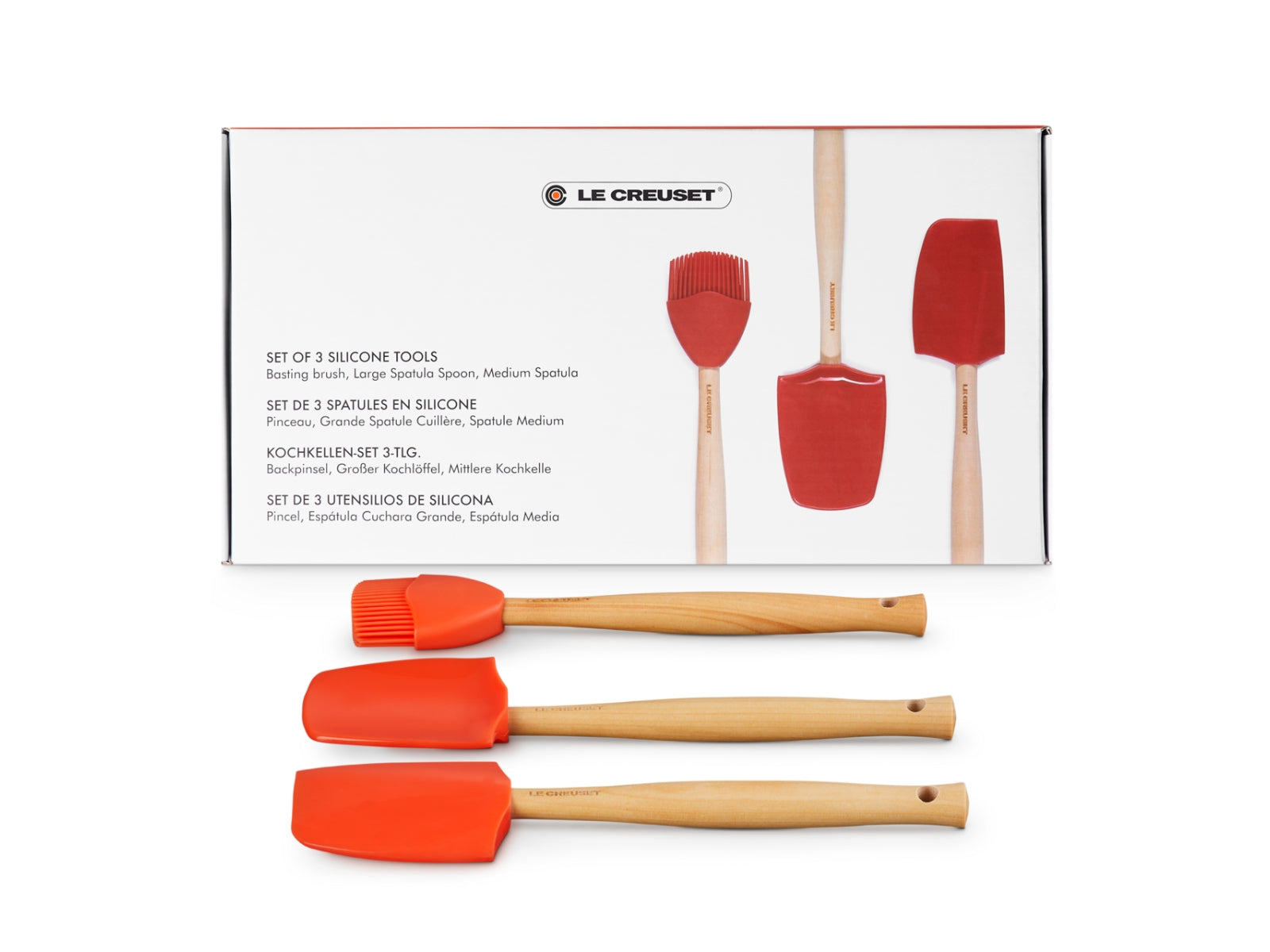 Le Creuset Craft Kochkelle ofenrot Set 3tlg - Produktbild 3