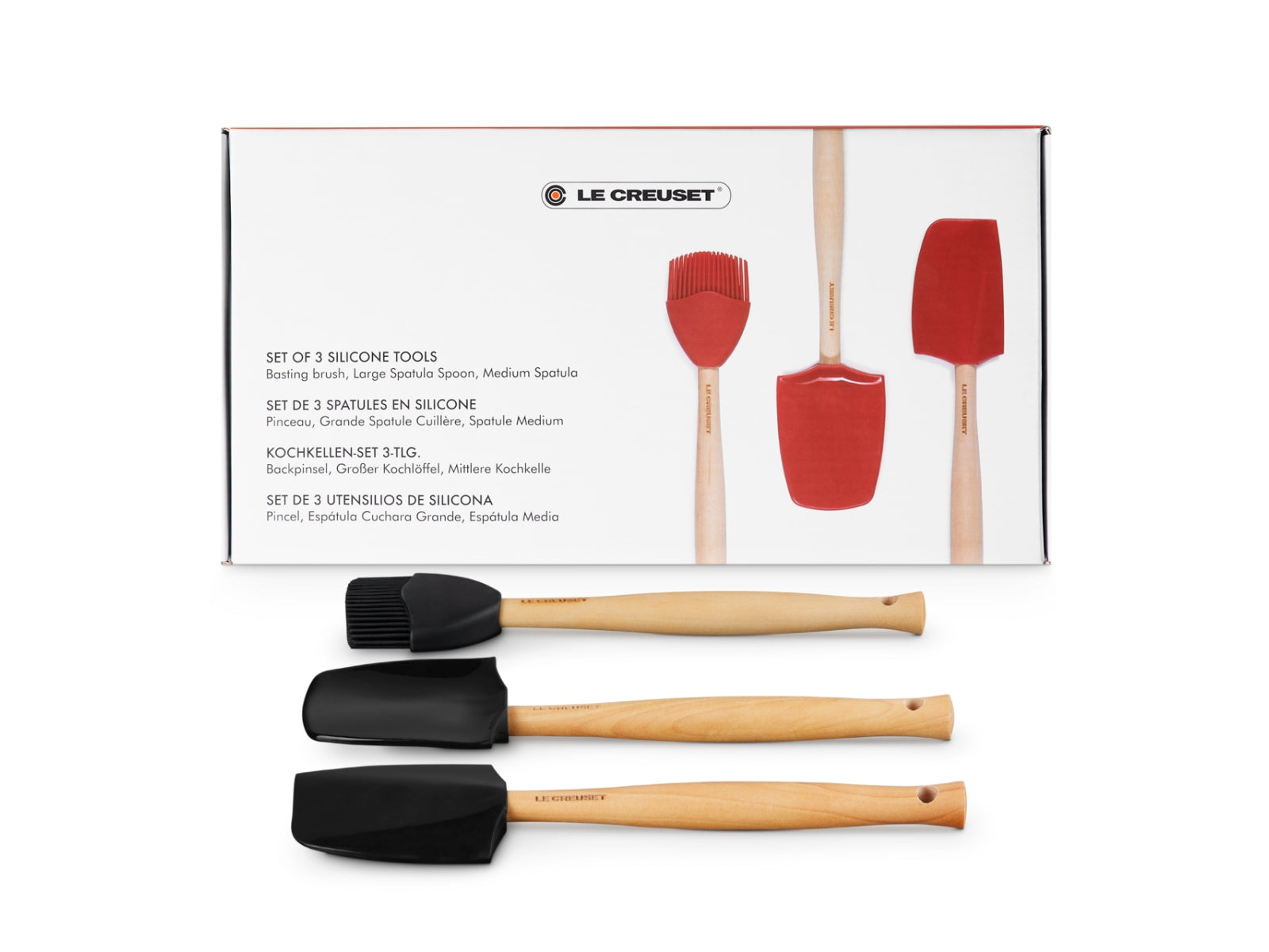 Le Creuset Craft Kochkelle schwarz Set 3tlg - Produktbild 3