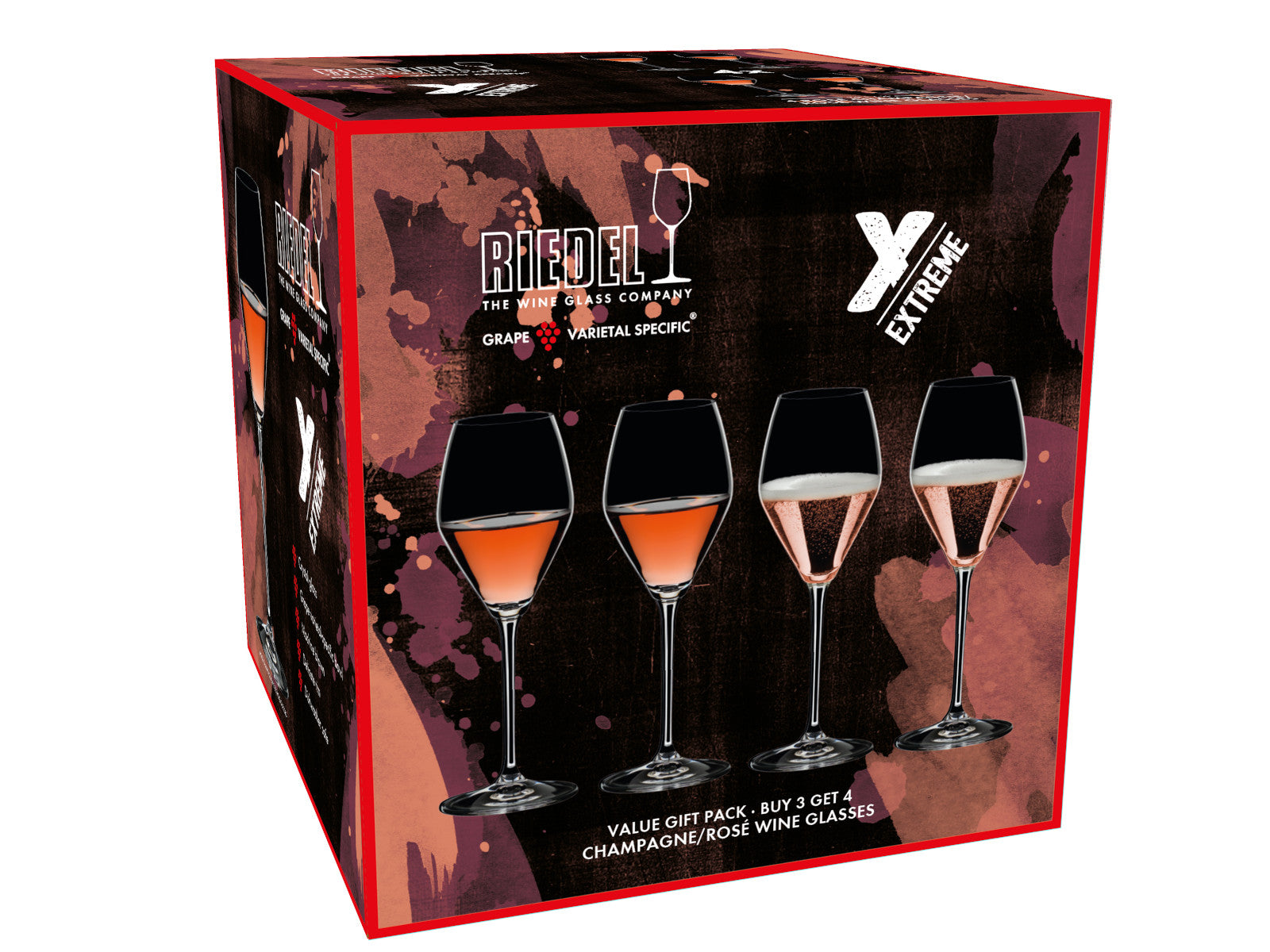 Riedel Extreme Rosé/Champagner 4er Set Freisteller4