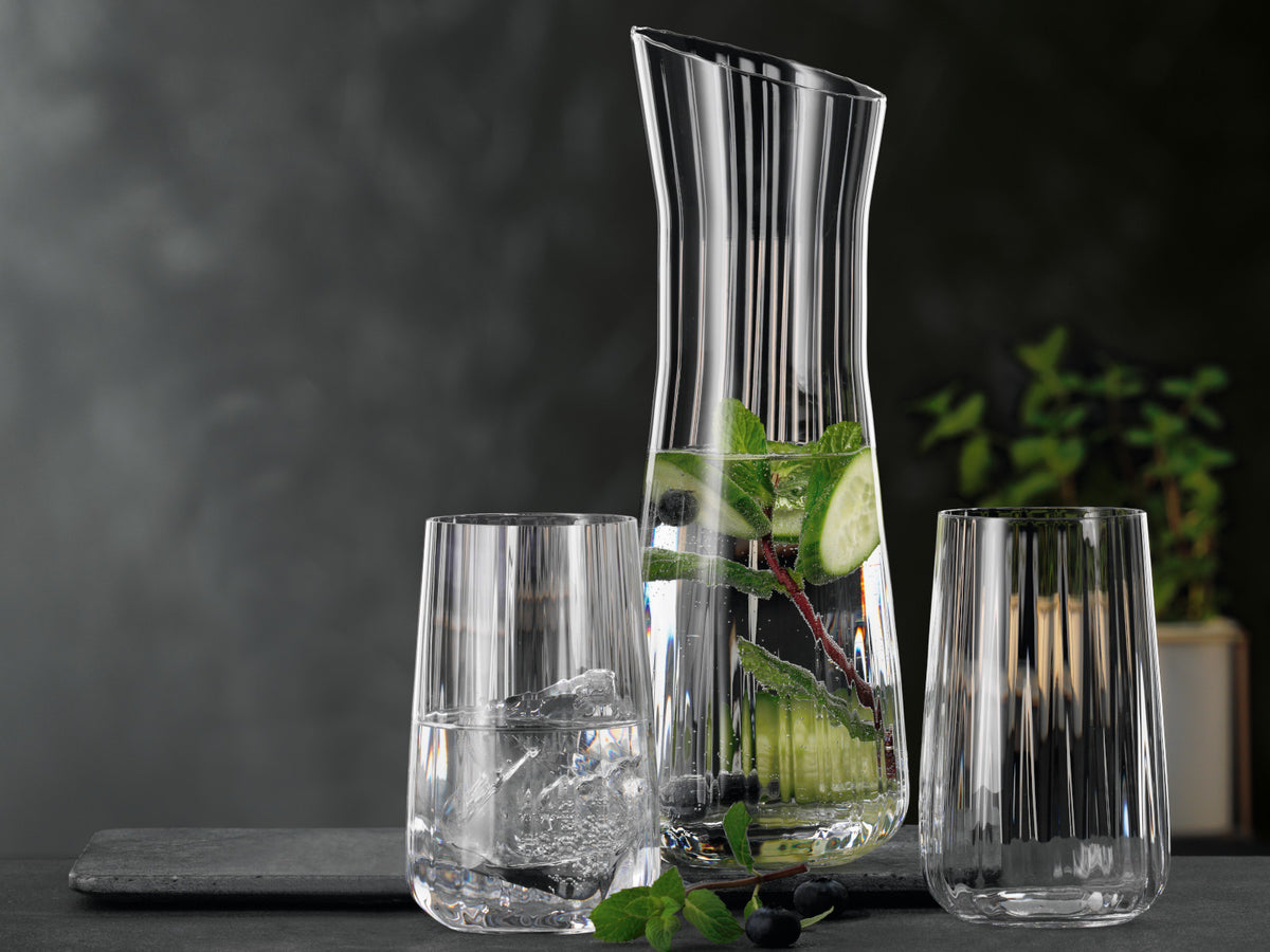 Spiegelau Lifestyle Karaffe mit Wasserglas Set 3tlg – Tischideen & Ambiente