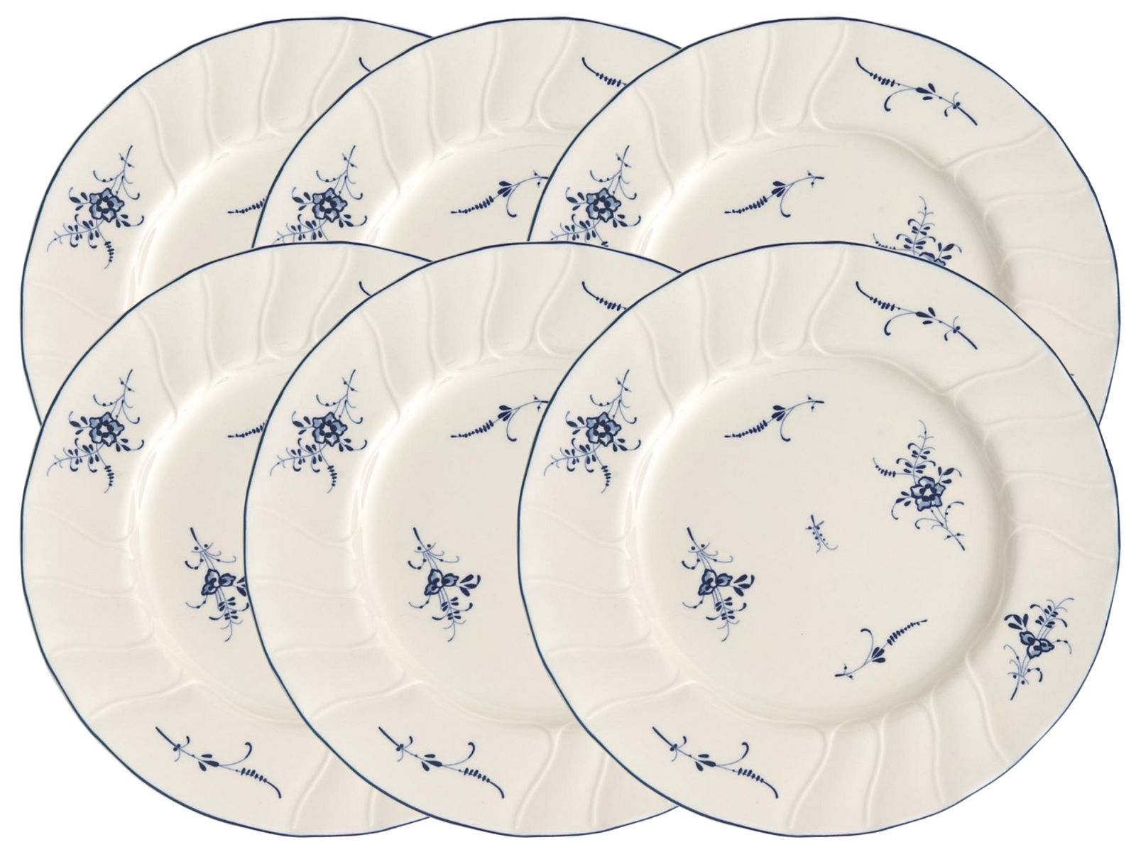 Villeroy & Boch Alt Luxemburg Frühstücksteller 21cm Set6 Freisteller1