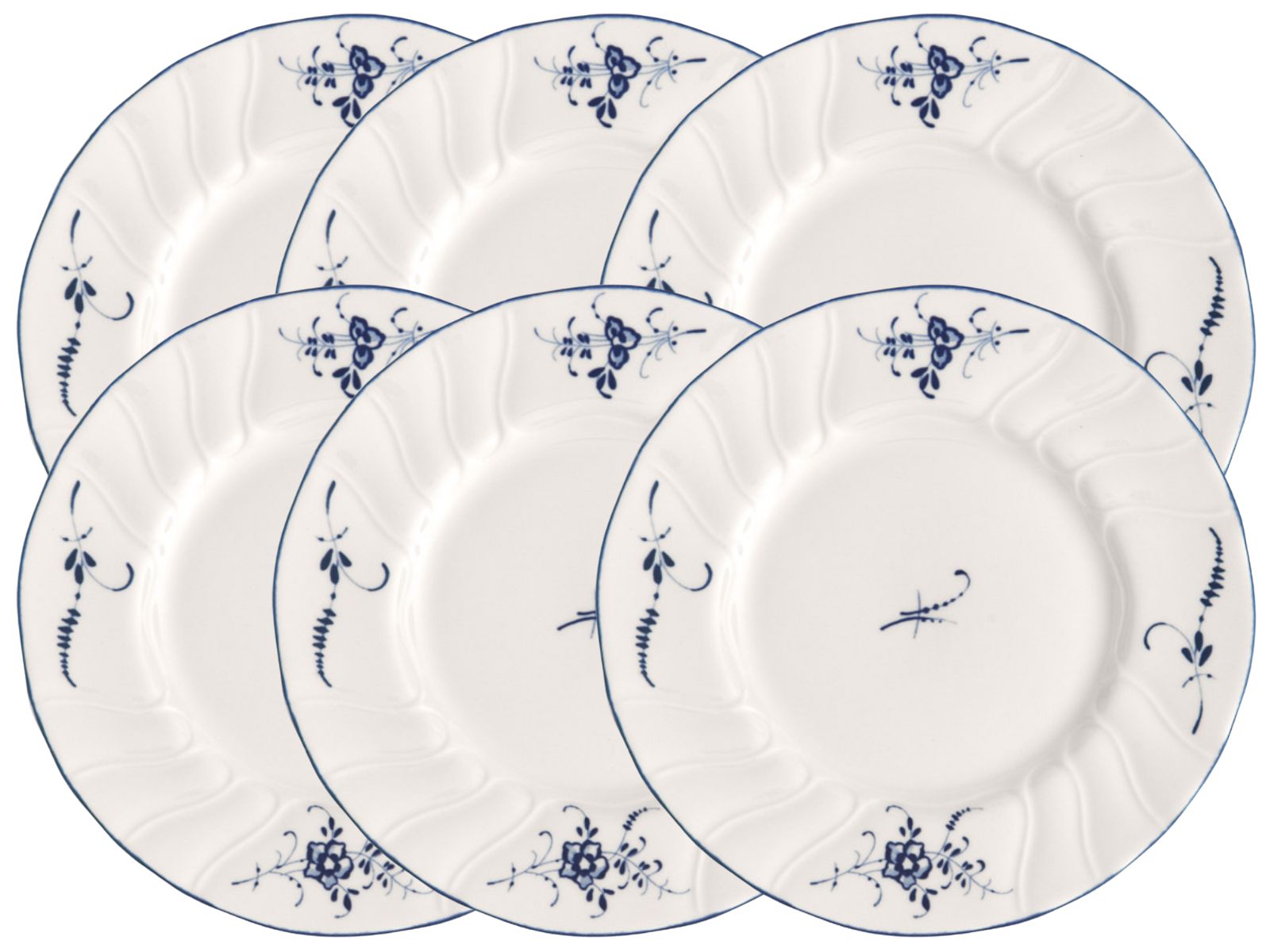 Villeroy & Boch Alt Luxemburg Brotteller 16cm Set6 Freisteller