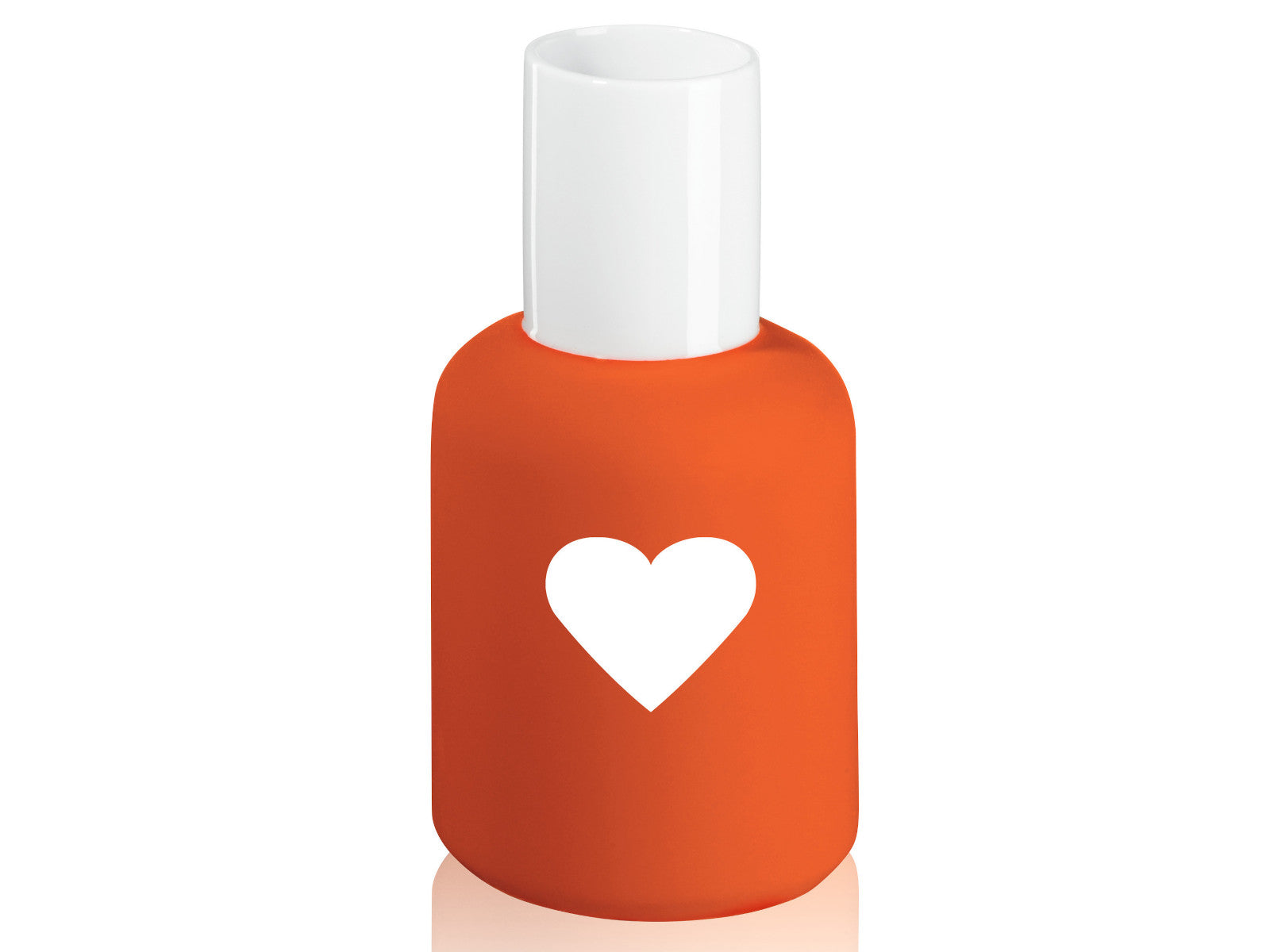 ASA beauty for you Vase Herz orange 12,5cm Freisteller 1