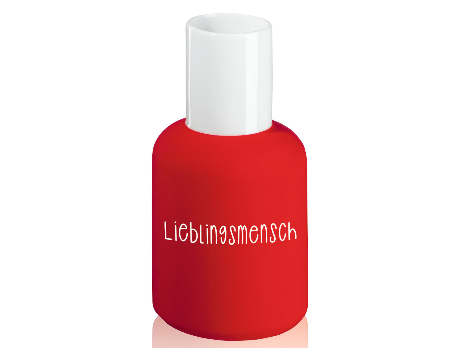 ASA beauty for you Vase Lieblingsmensch rot 12,5cm Freisteller 1