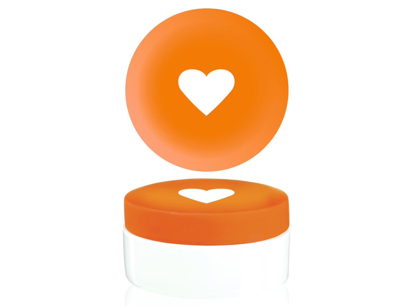 ASA beauty for you Dose Herz orange 10cm Freisteller 1