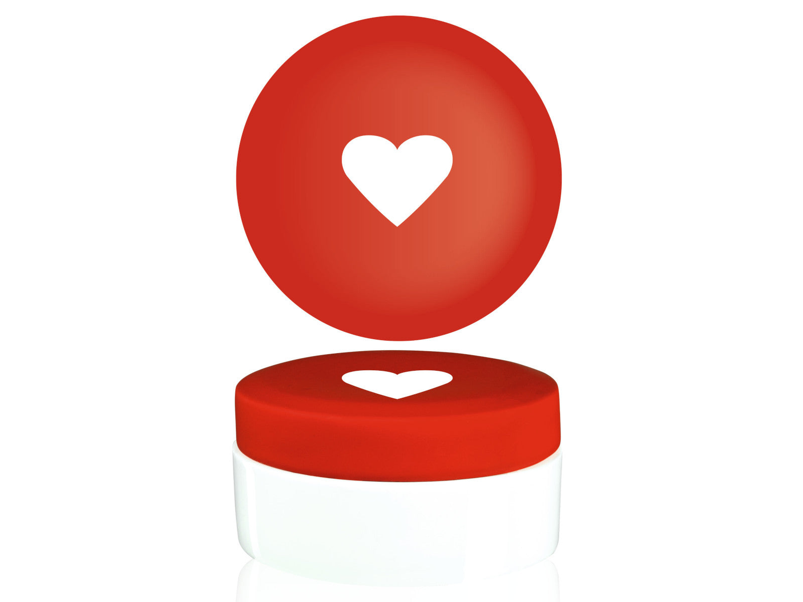 ASA beauty for you Dose Herz rot 10cm Freisteller 1