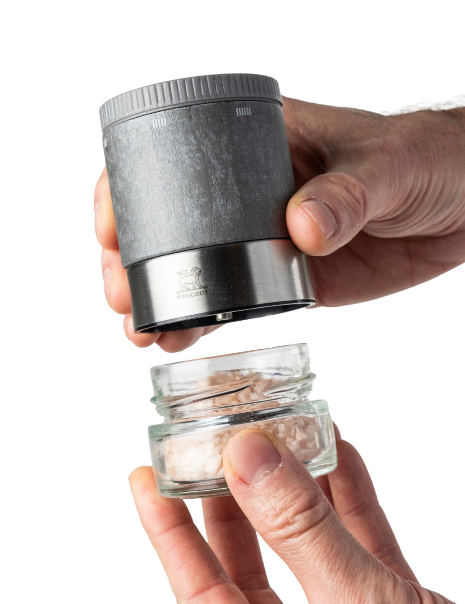 PEUGEOT MAESTRO Salzbar u'Select Z heller graphit 10 cm Geschenkset Freisteller 4