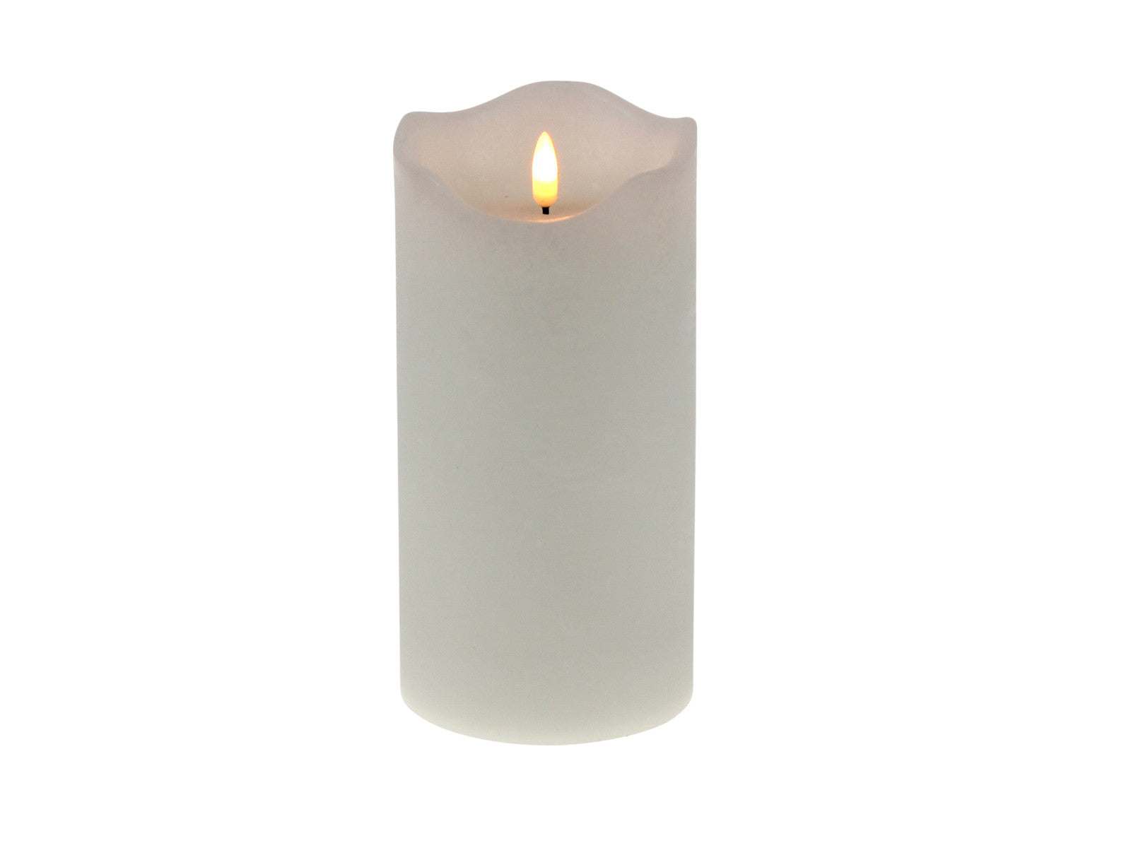 Werner Voß LED Kerze 3D Flame weiß 10x20cm (1 Stück)