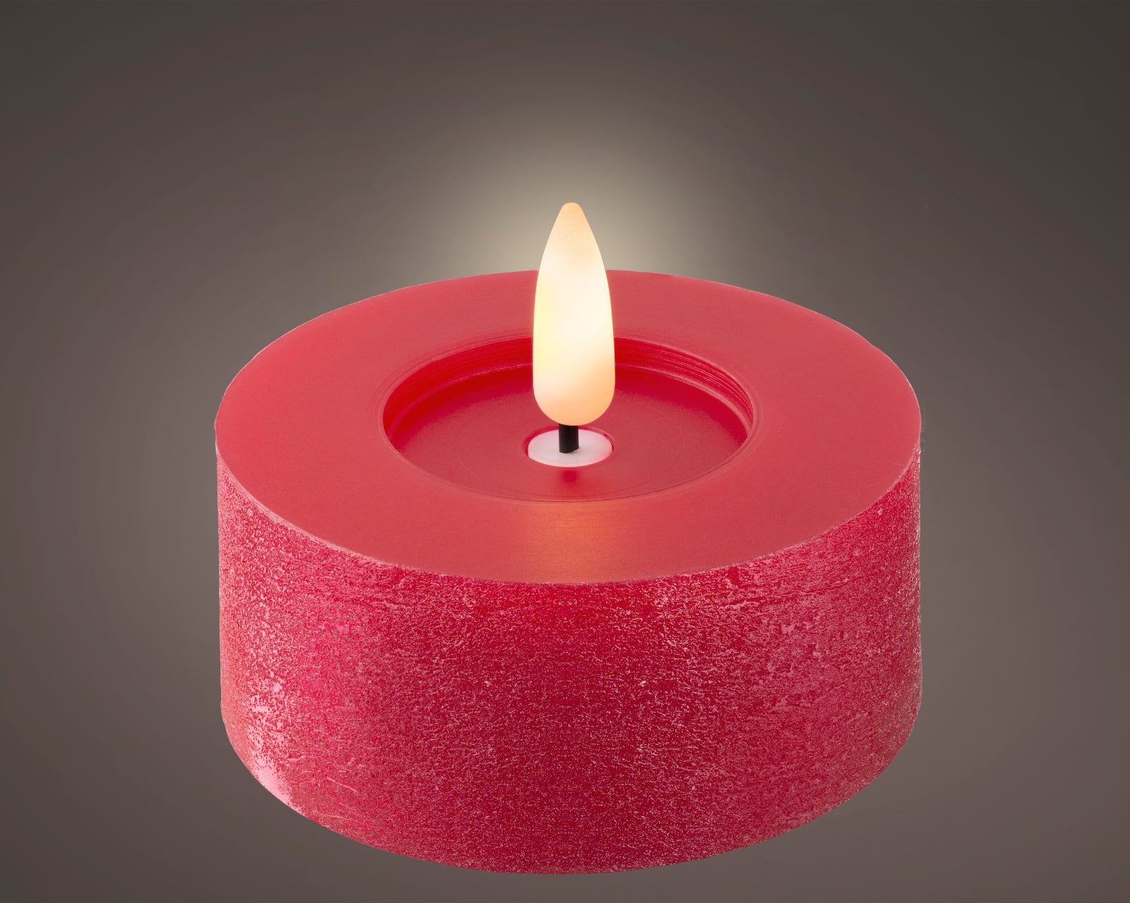 Lumineo LED Teelicht Wachs weihnachtsrot/warmes weiss 6cm Set2