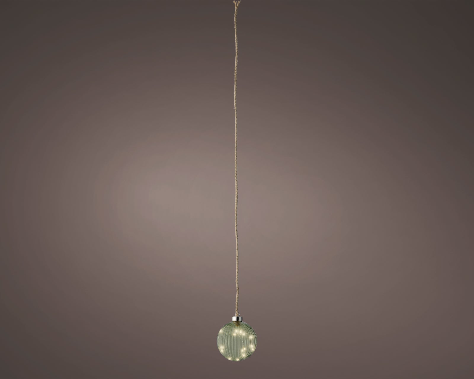 Lumineo LED Diamant braun/ warmes weiss 20cm