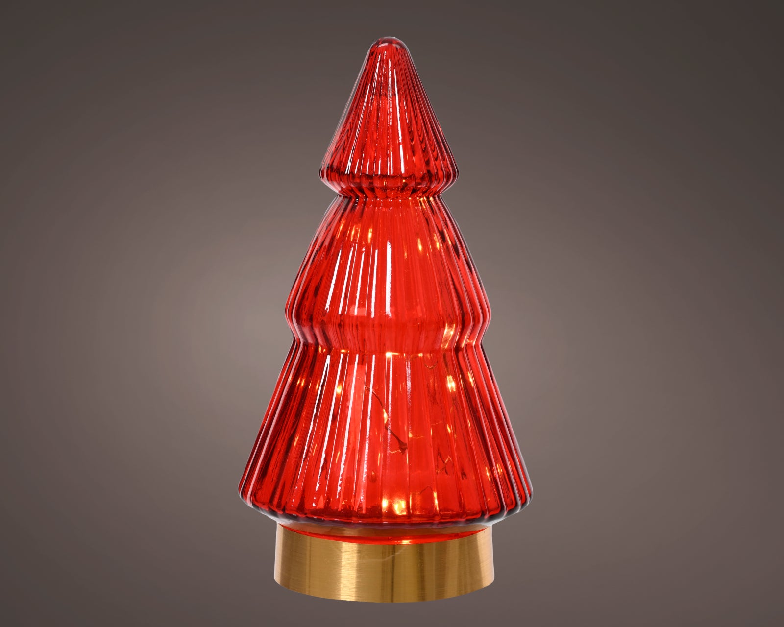 Lumineo LED Baum rot/warmes weiss 19,5cm