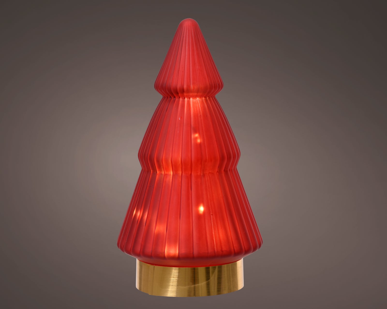 Lumineo LED Baum rot/warmes weiss 19,5cm