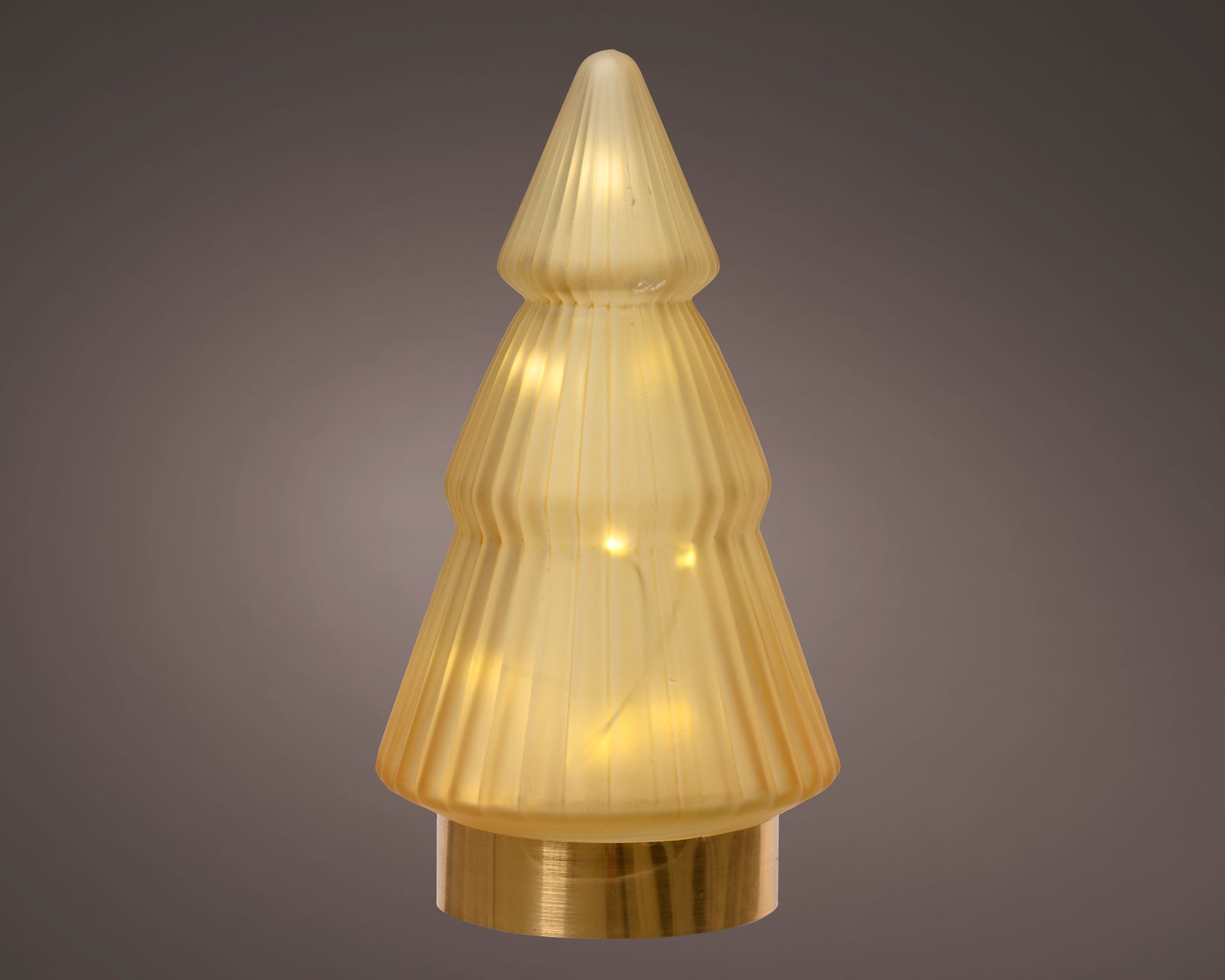 Lumineo LED Baum orange/warmes weiss 19,5cm