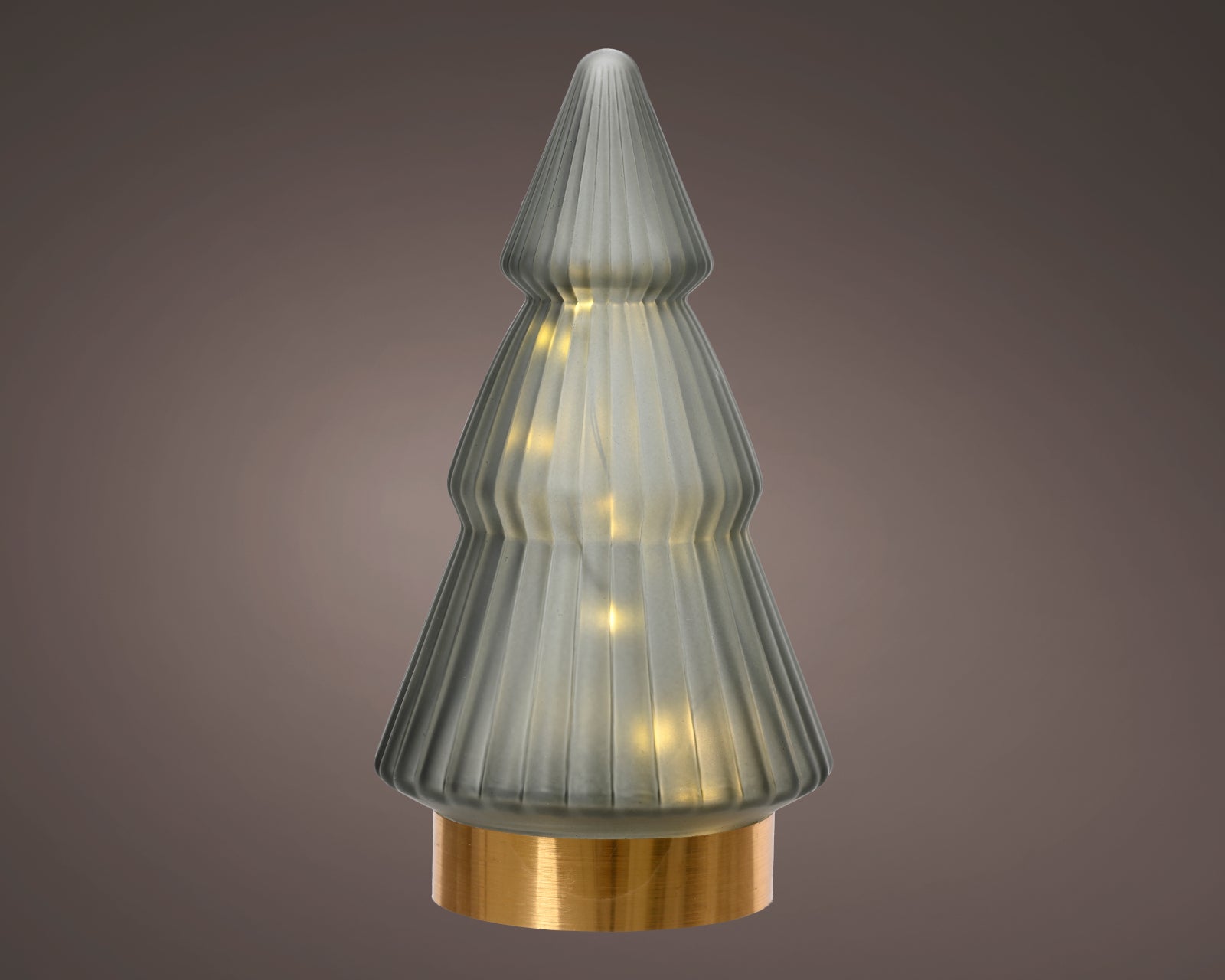 Lumineo LED Baum grau/warmes weiss 19,5cm