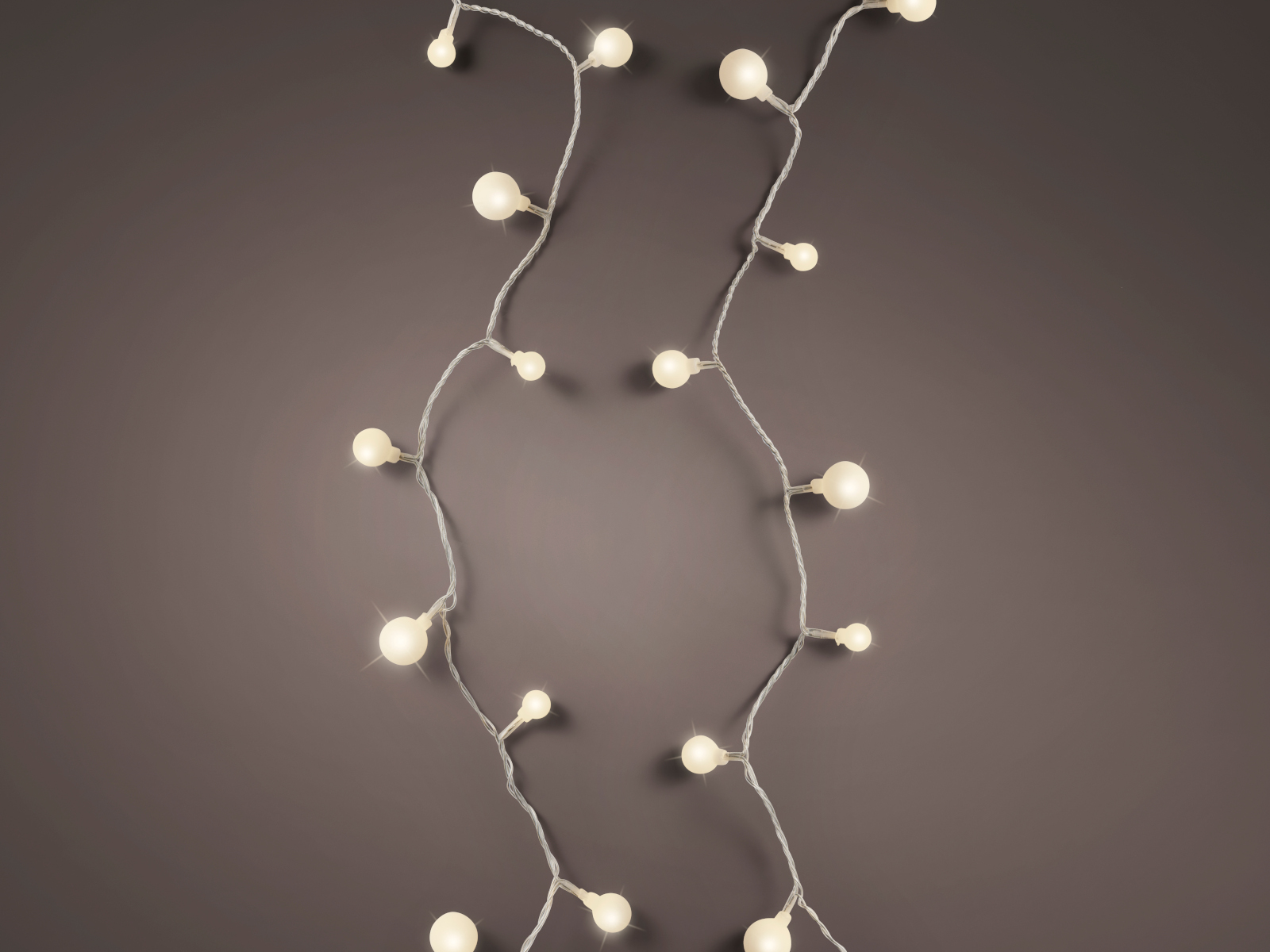 Lumineo LED Cherrybeleuchtung klar/ warmes weiss 900cm