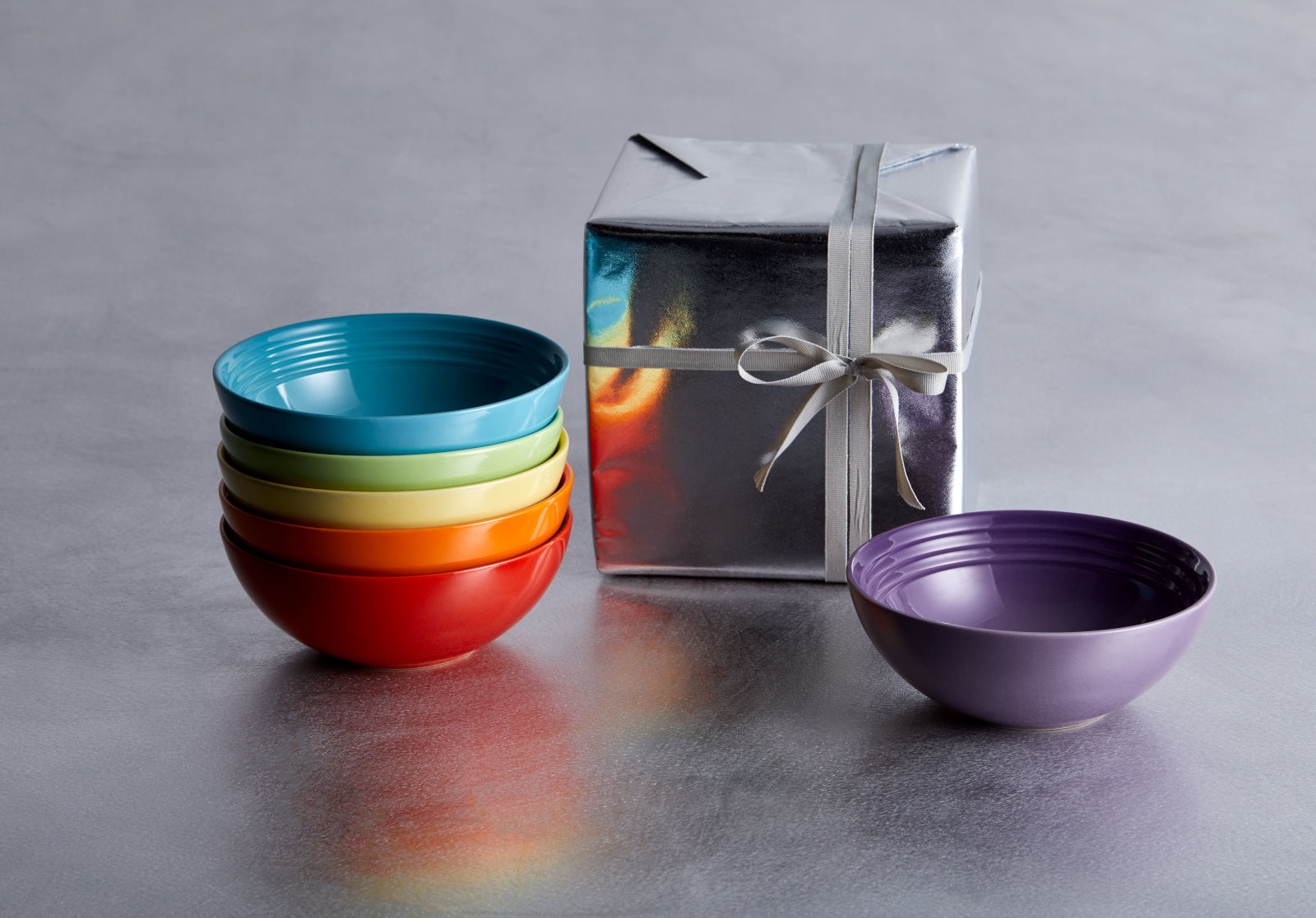 Le Creuset Regenbogen Müslischale 16cm Set 6tlg Lifestyle 1
