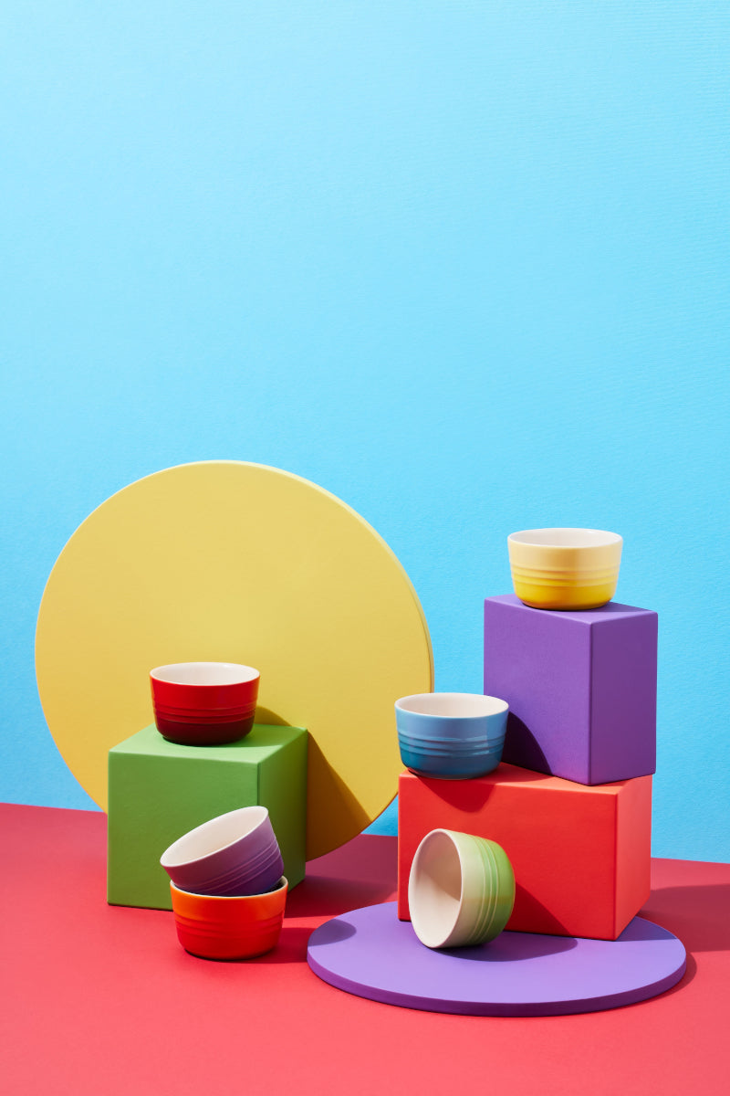 Le Creuset Regenbogen Mini Förmchen 100ml Set 6tlg Lifestyle 2