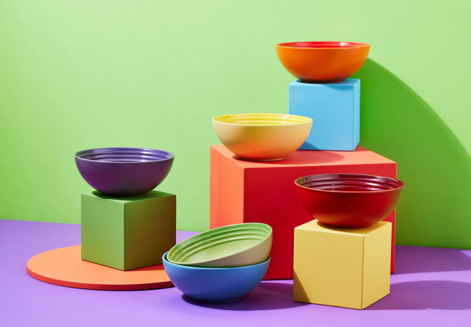 Le Creuset Regenbogen Müslischale 16cm Set 6tlg Lifestyle 3