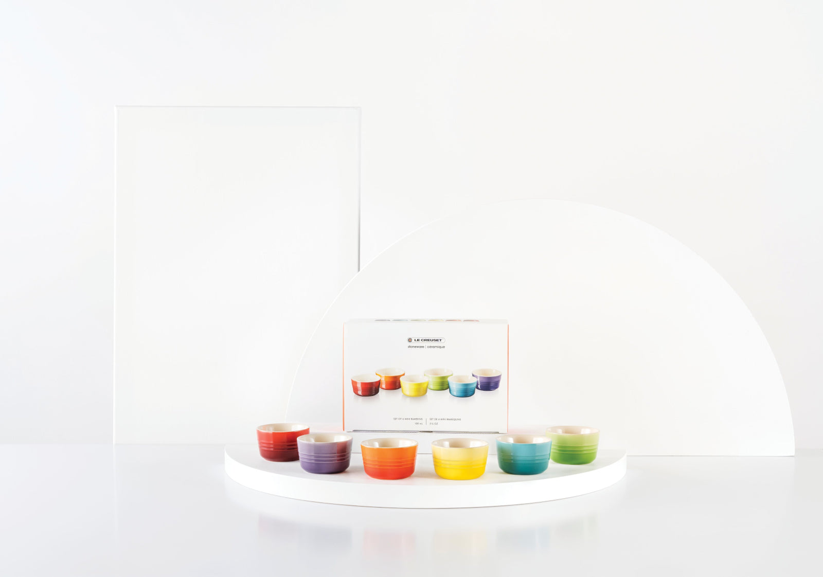 Le Creuset Regenbogen Mini Förmchen 100ml Set 6tlg Lifestyle 4