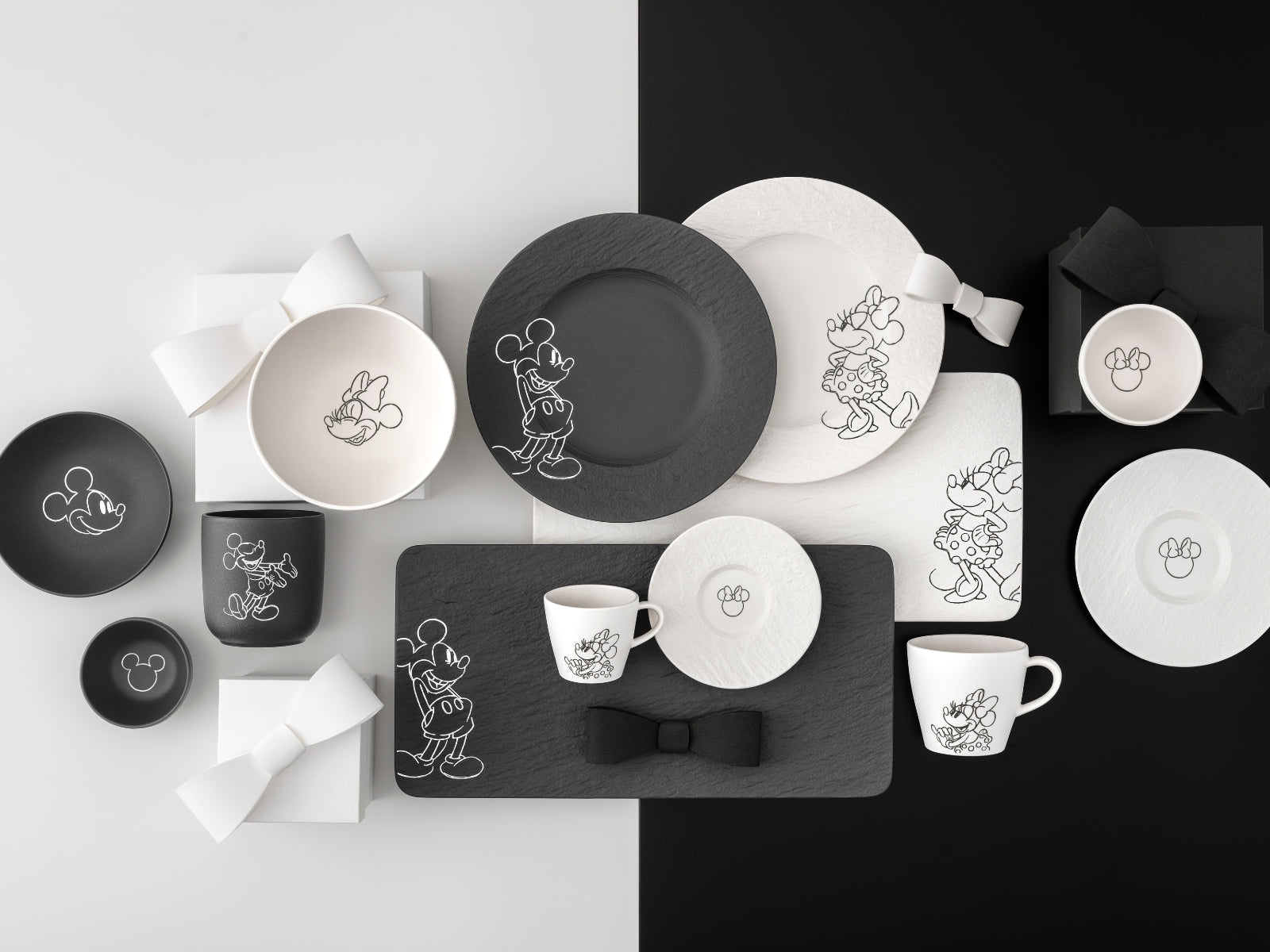 Villeroy & Boch Manufacture Rock - Mickey Mouse Frühstücksteller 2erSet - Produktbild 6