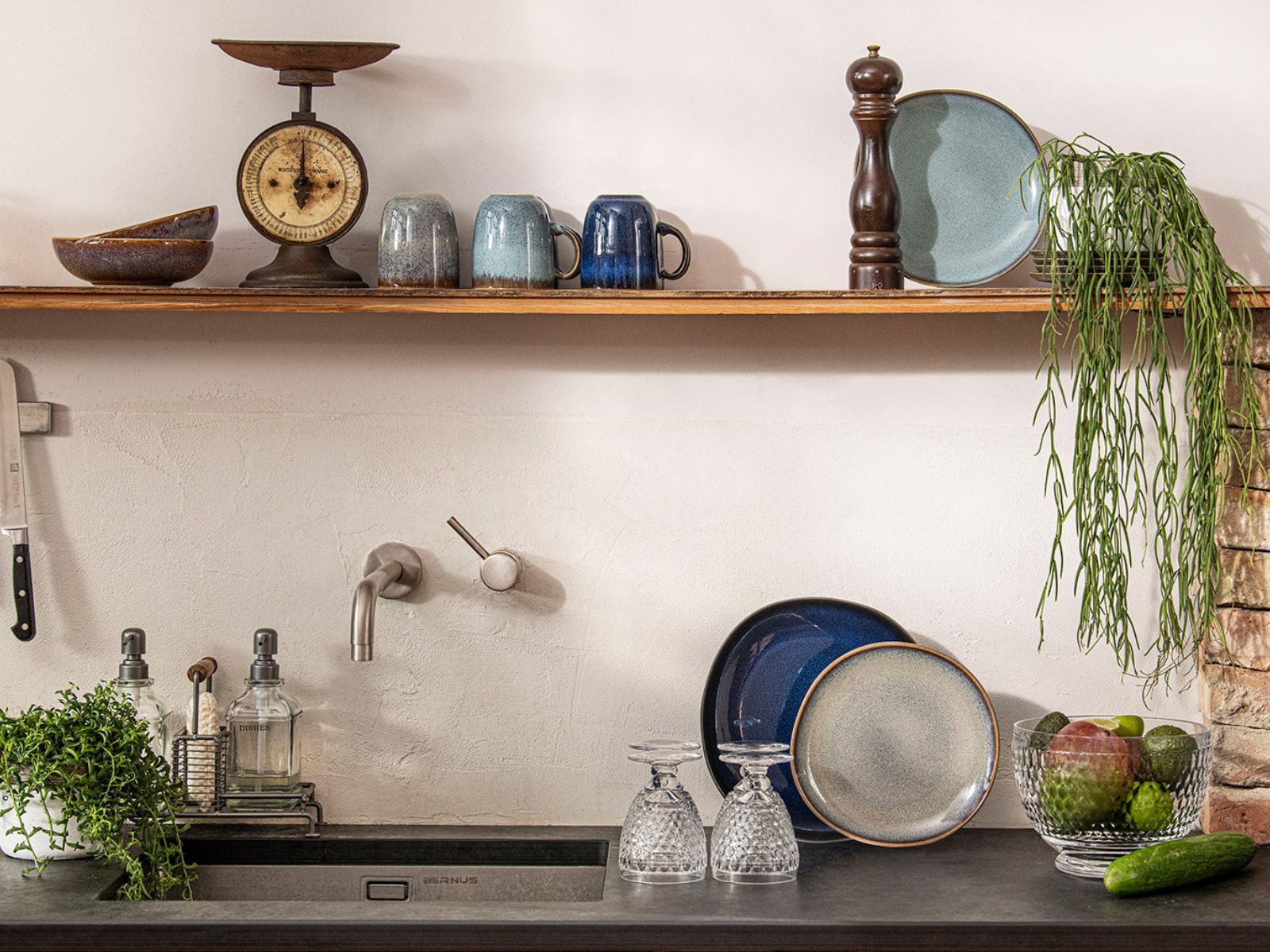 like Villeroy & Boch Lave bleu Schale flach klein 22 cm Set6 Lifestyle3