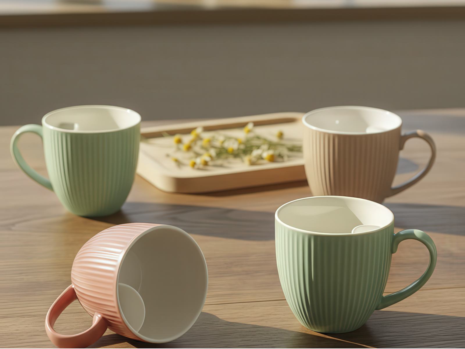 Cangoo Cup® Embossed Rose Teebecher 0,33l Lifestyle 6