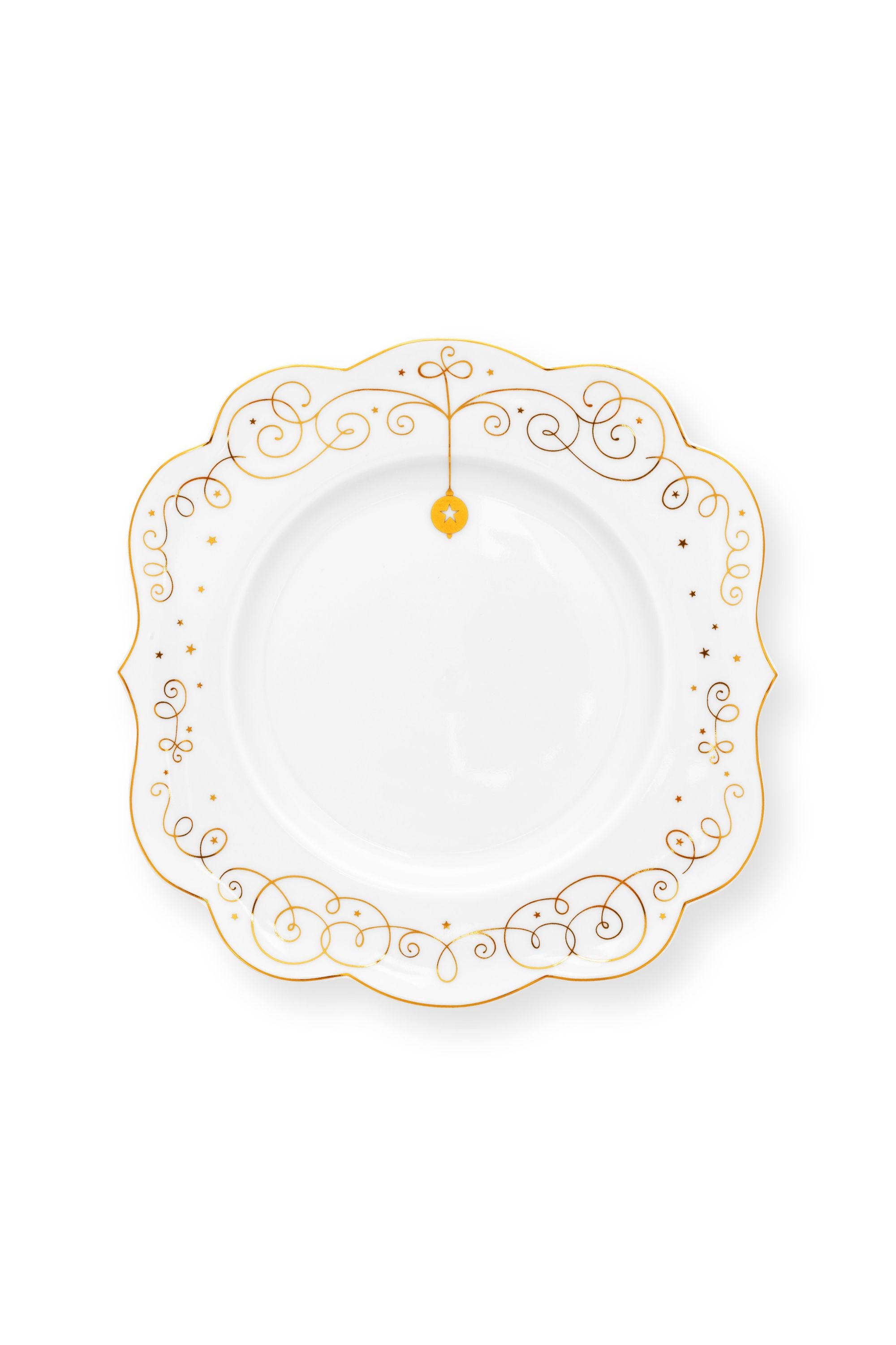 PIP STUDIO Royal Winter White Brotteller 17cm - Produktbild 1