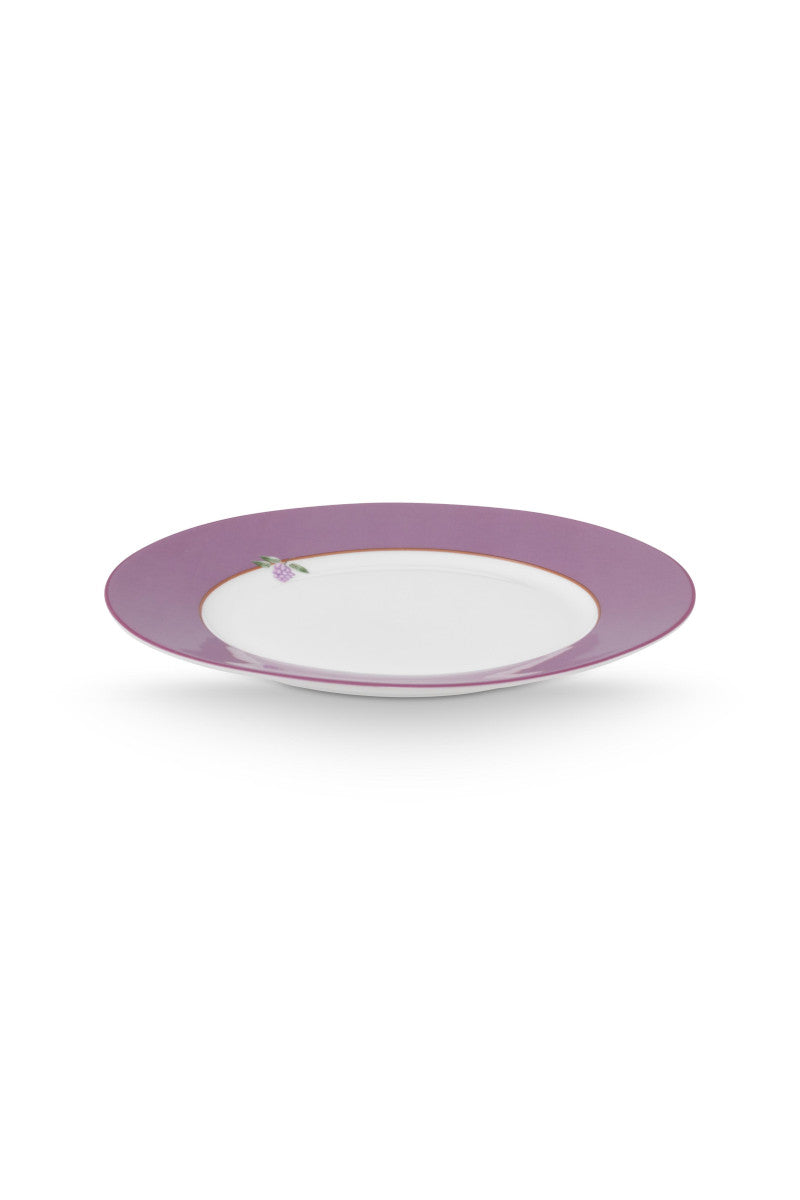 PIP STUDIO Lily&Lotus Speiseteller weiss/lila 26,5cm - Produktbild 2