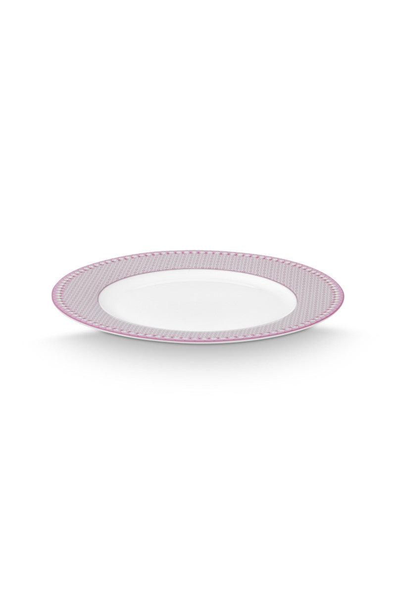 PIP STUDIO Lily&Lotus Speiseteller weiss/lila 26,5cm - Produktbild 2