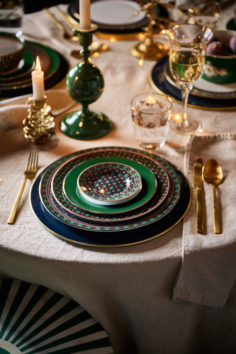 PIP STUDIO Berry Blues Petit Four clover green 12cm Lifestyle 2