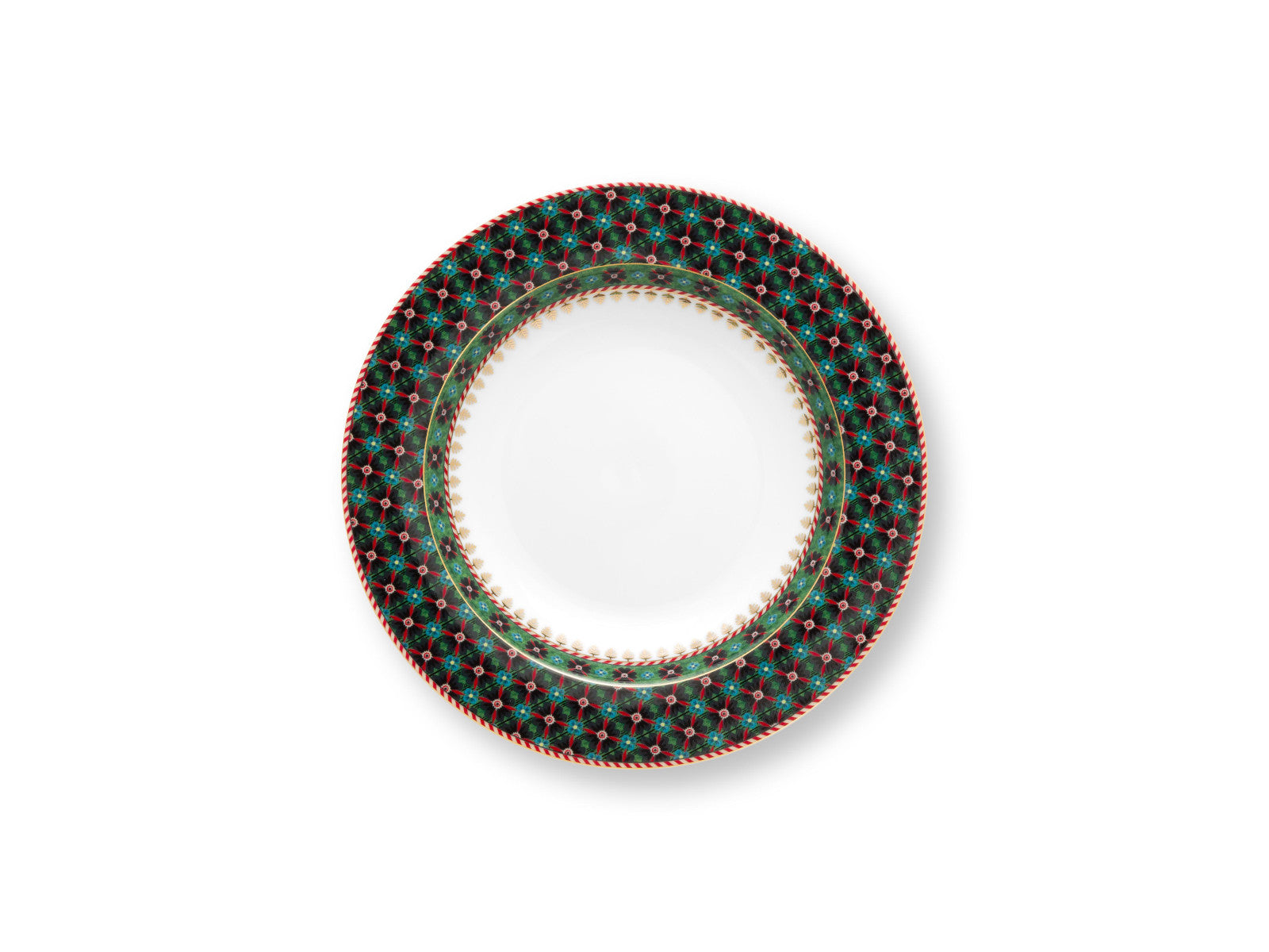 PIP STUDIO Berry Blues Suppenteller clover green 21,5cm Freisteller 1