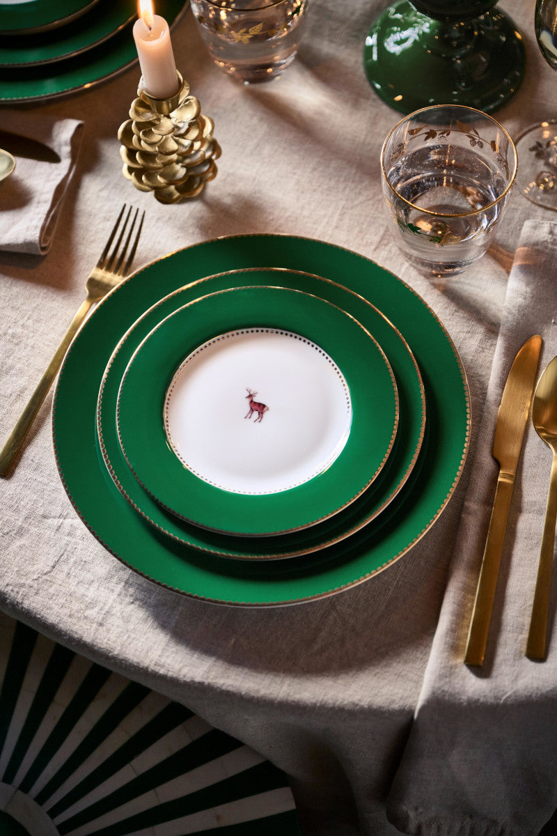 PIP STUDIO Love Birds Brotteller dunkelgrün 17cm Lifestyle 1