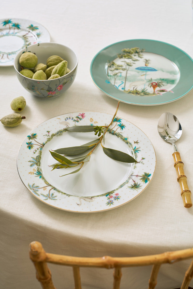 PIP STUDIO Jolie Dots Gold Speiseteller 23cm Lifestyle 1