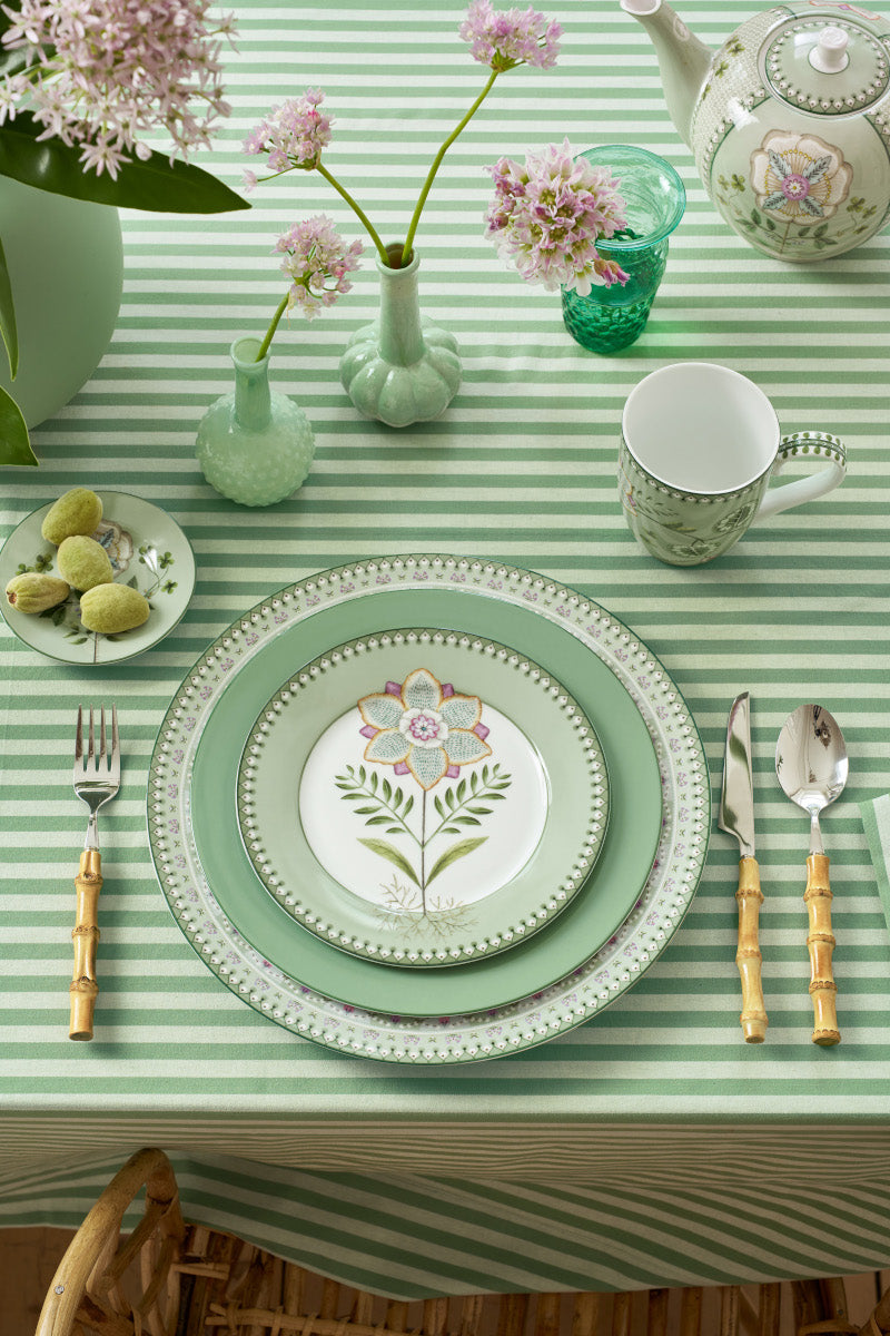 PIP STUDIO Lily&Lotus Light Green Frühstücksteller 21cm Lifestyle 1