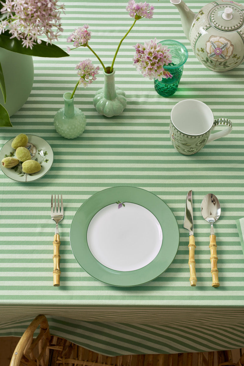 PIP STUDIO Lily&Lotus Uni Light Green Frühstücksteller 23cm Lifestyle 1