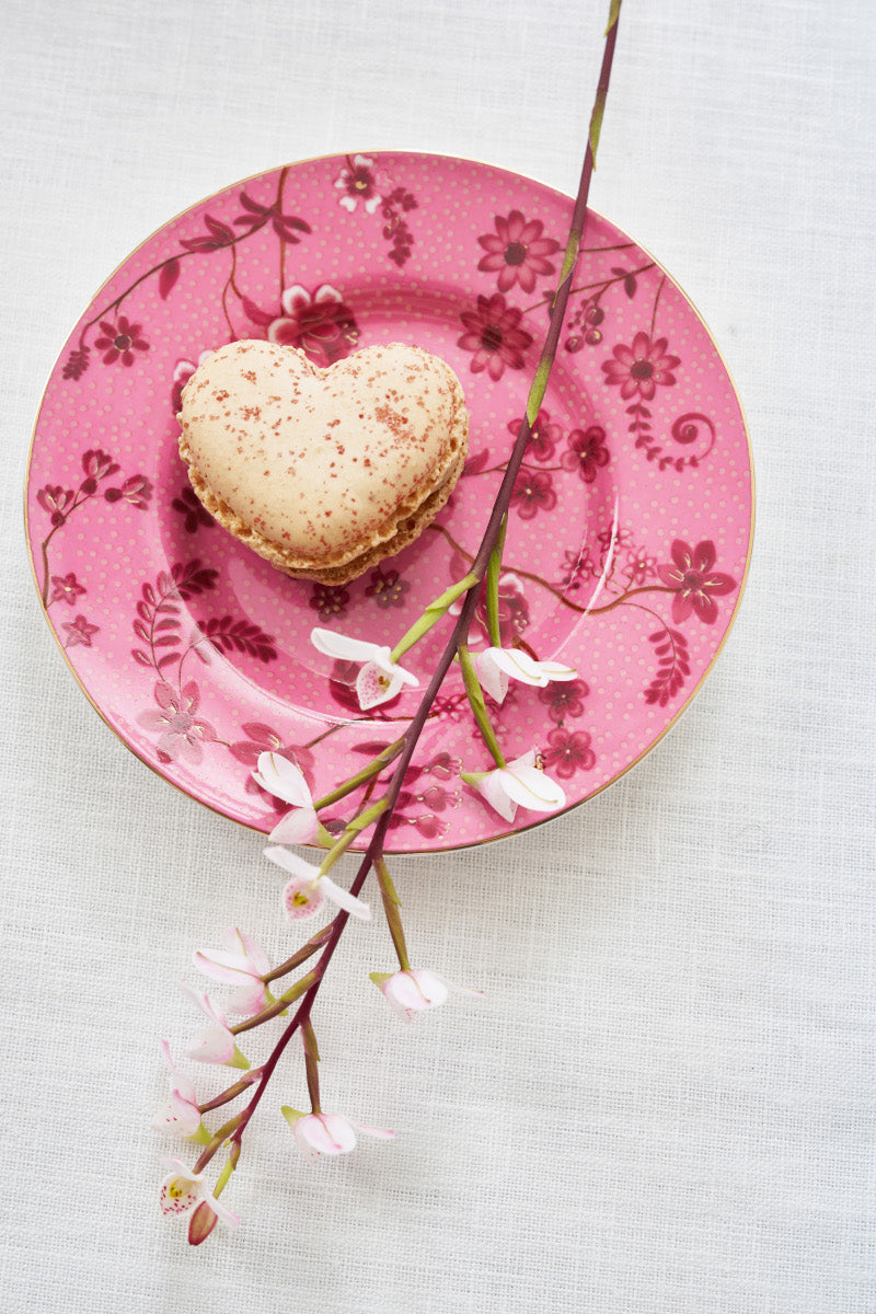 PIP STUDIO Jolie Petit Four Flowers Pink Brotteller 12cm Lifestyle 2