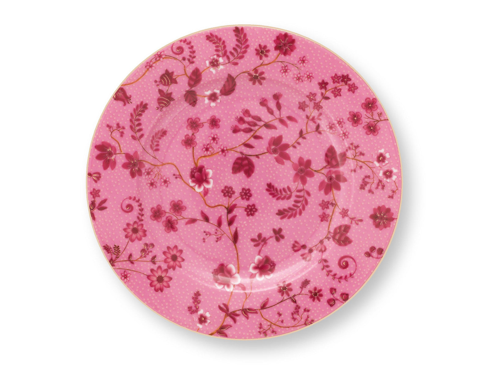 PIP STUDIO Jolie Flowers Pink Brotteller 17cm Freisteller 1