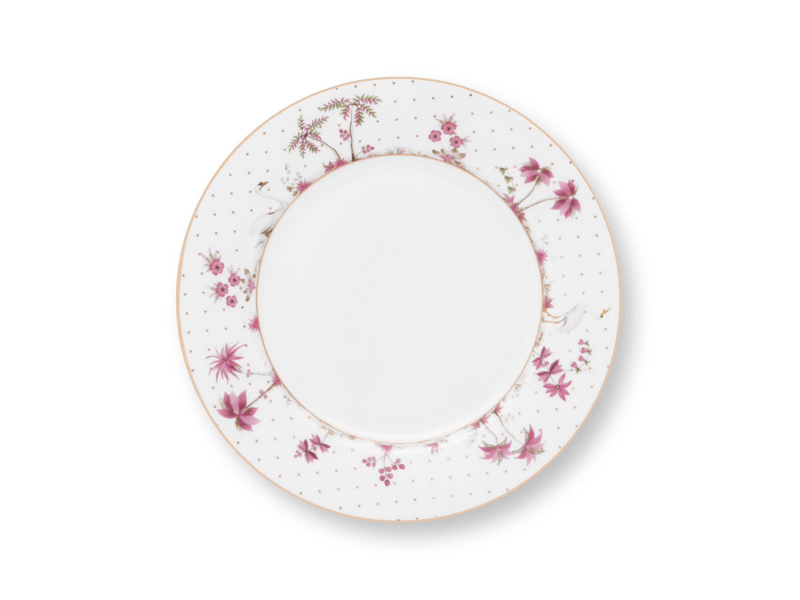 PIP STUDIO Jolie Dots Gold Pink Frühstücksteller 21cm Freisteller 1