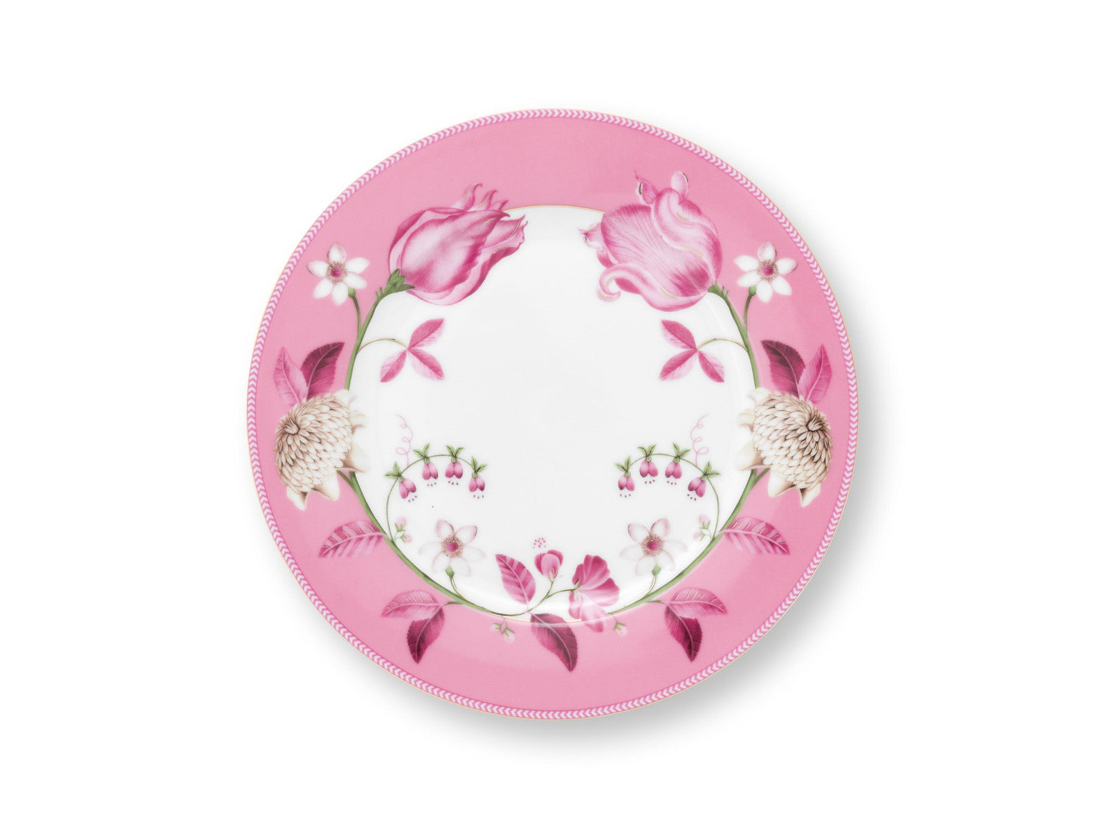 PIP STUDIO Jolie Tulip Pink Speiseteller 23cm Freisteller 1