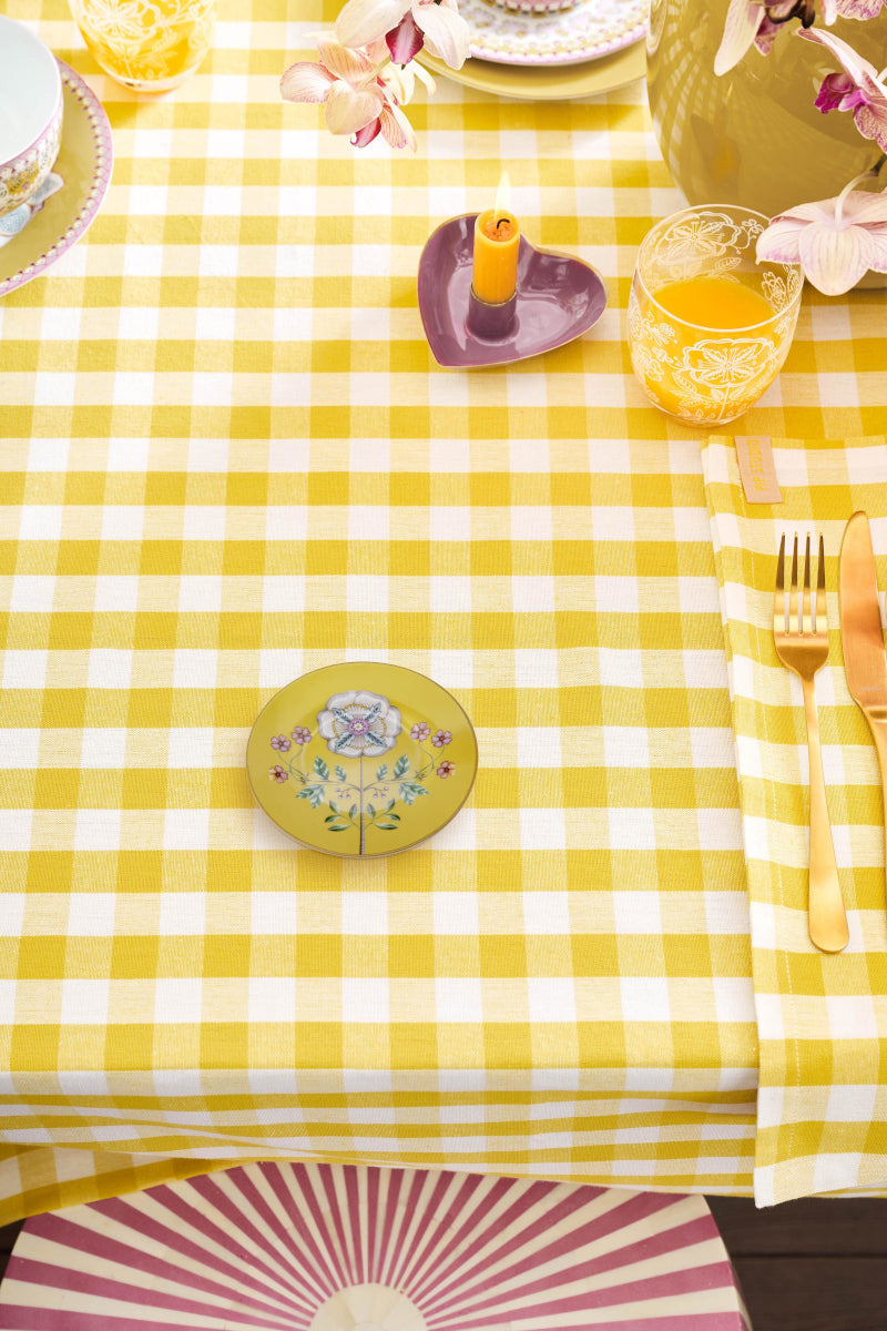 PIP STUDIO Lily&Lotus Yellow Petit Four Brotteller 12cm Lifestyle1