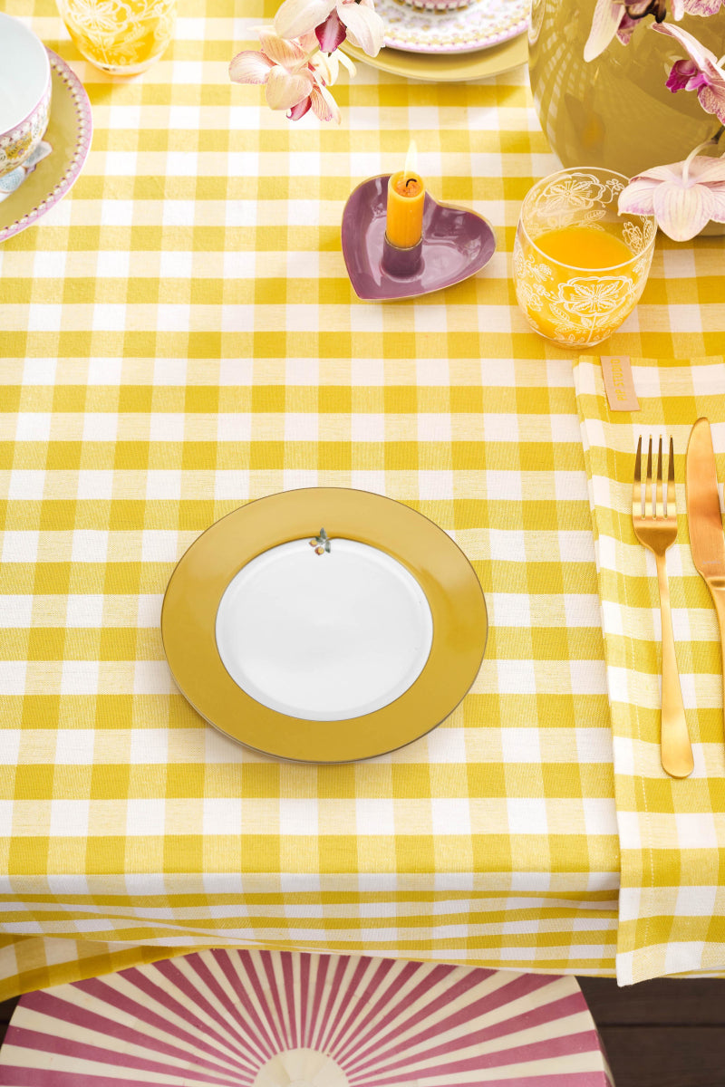 PIP STUDIO Lily&Lotus Uni Yellow Frühstücksteller 21cm Lifestyle1