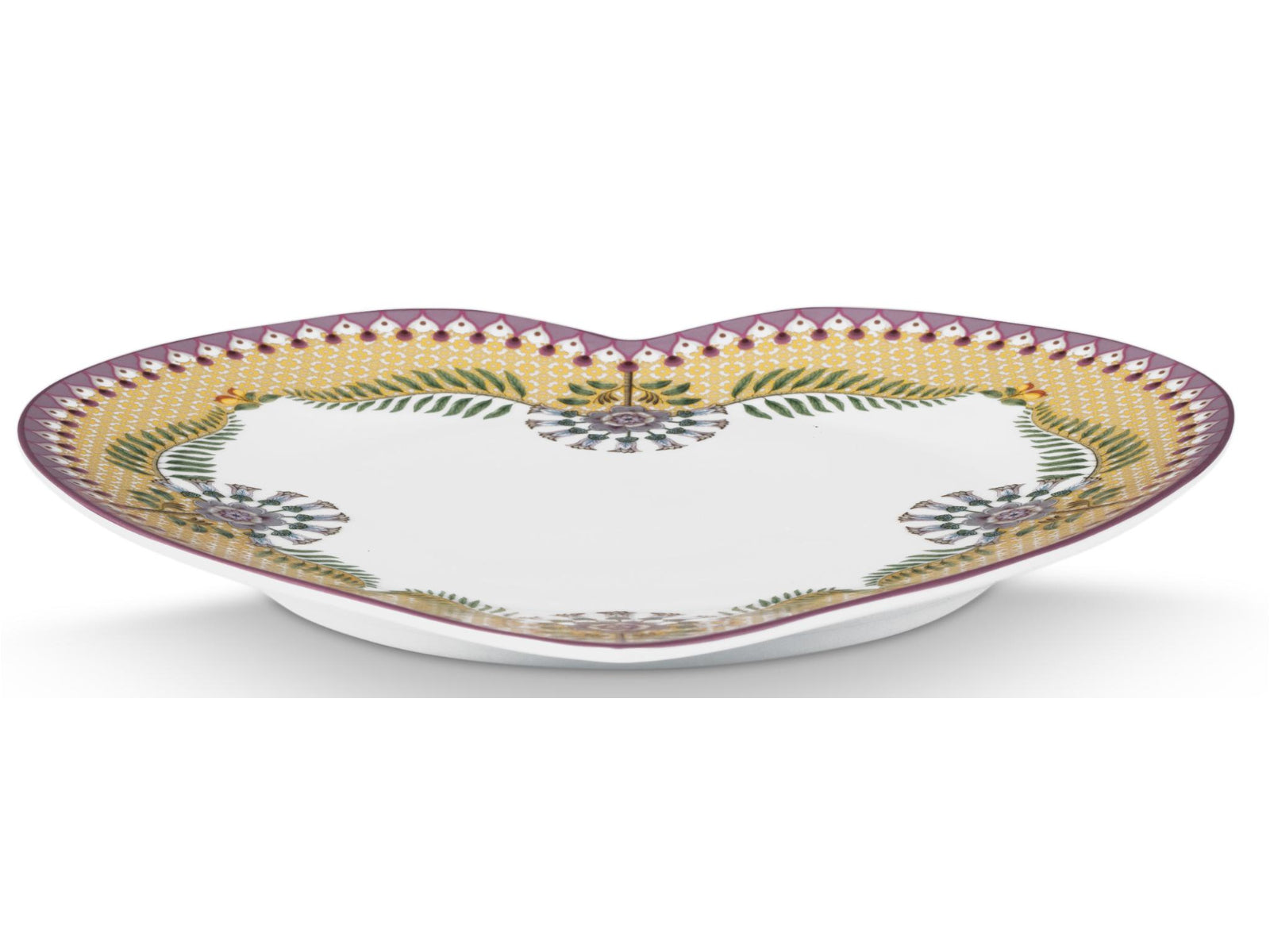 PIP STUDIO Lily&Lotus Yellow Herzformteller 21,5cm Set2 Freisteller6