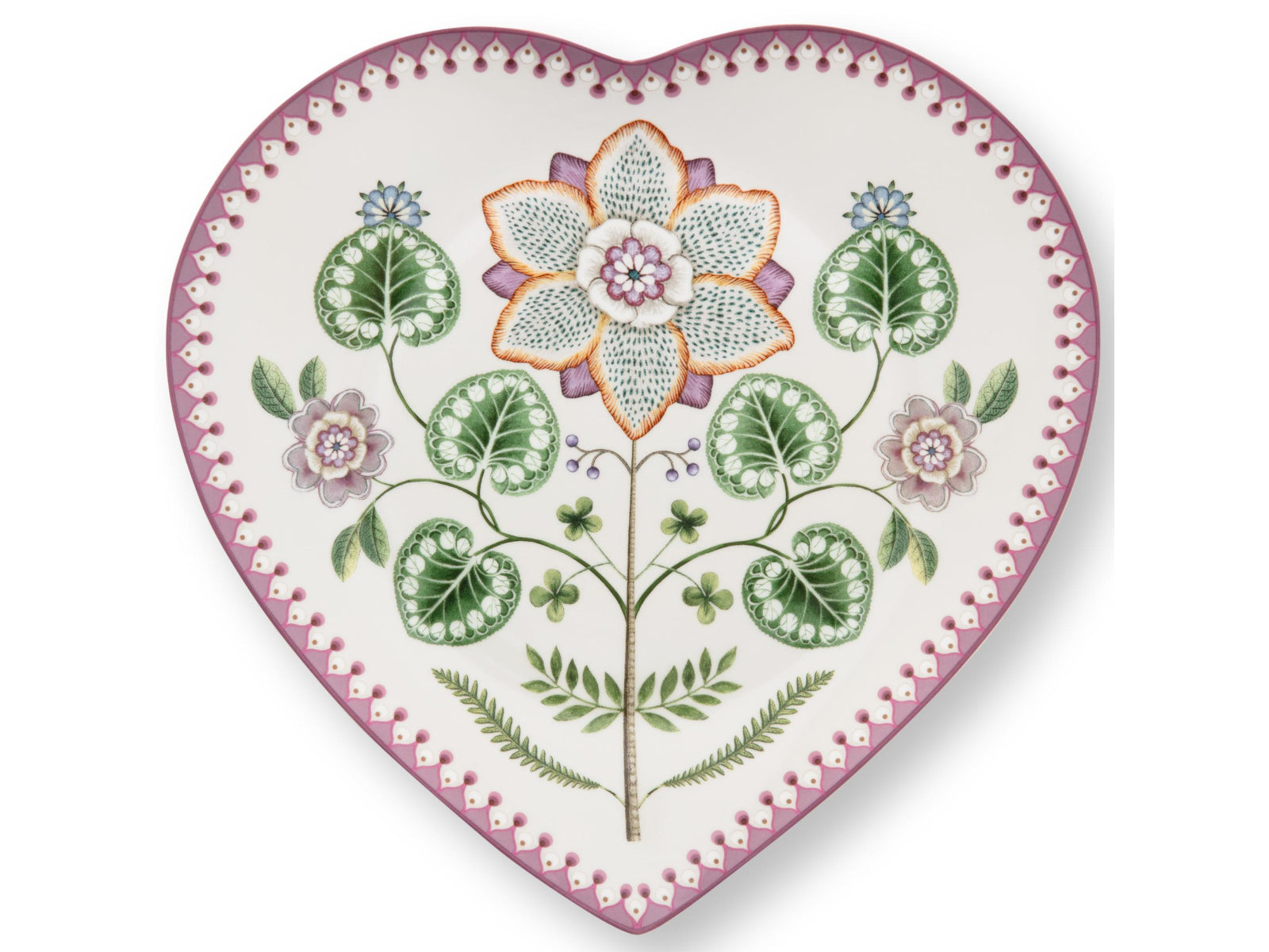 PIP STUDIO Lily&Lotus Lilac Herzformteller 21,5cm Set2 - Produktbild 3